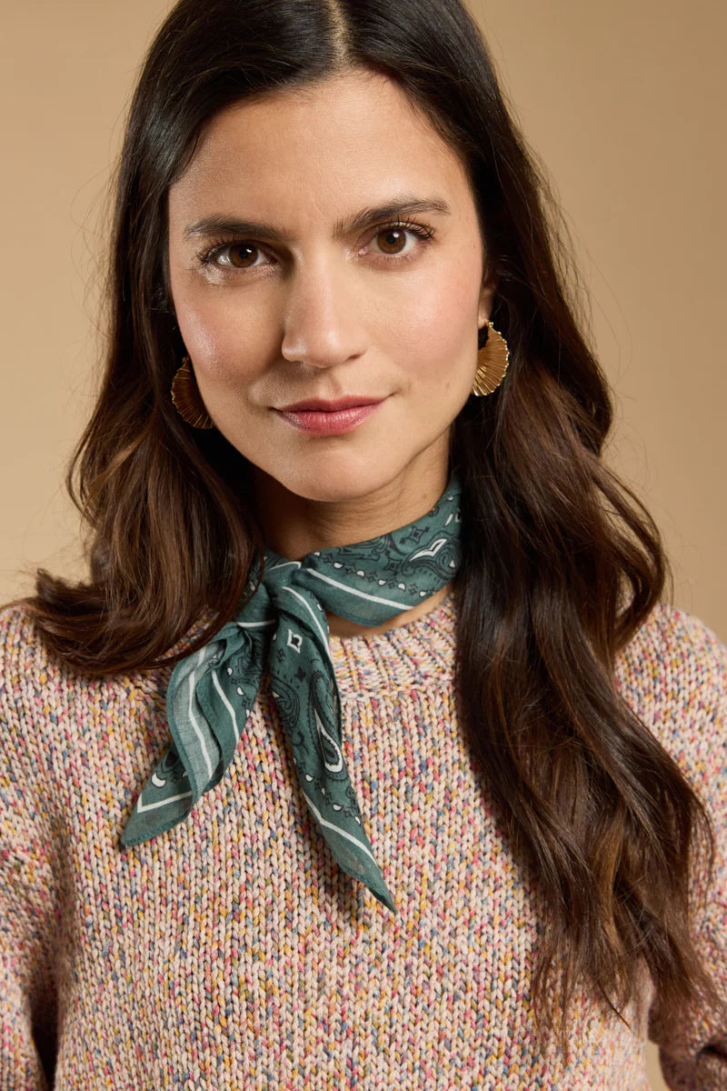 Bandana - Cotton - Silver Pine
