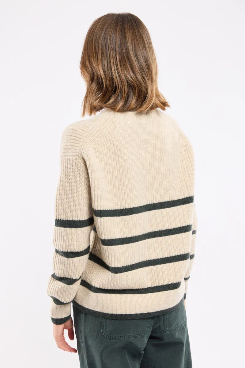 High Neck Sweater - Wool - Irish Cream/Otranto