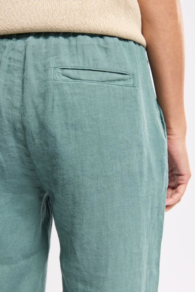 Elasticated Waist Trousers - Silver Pine