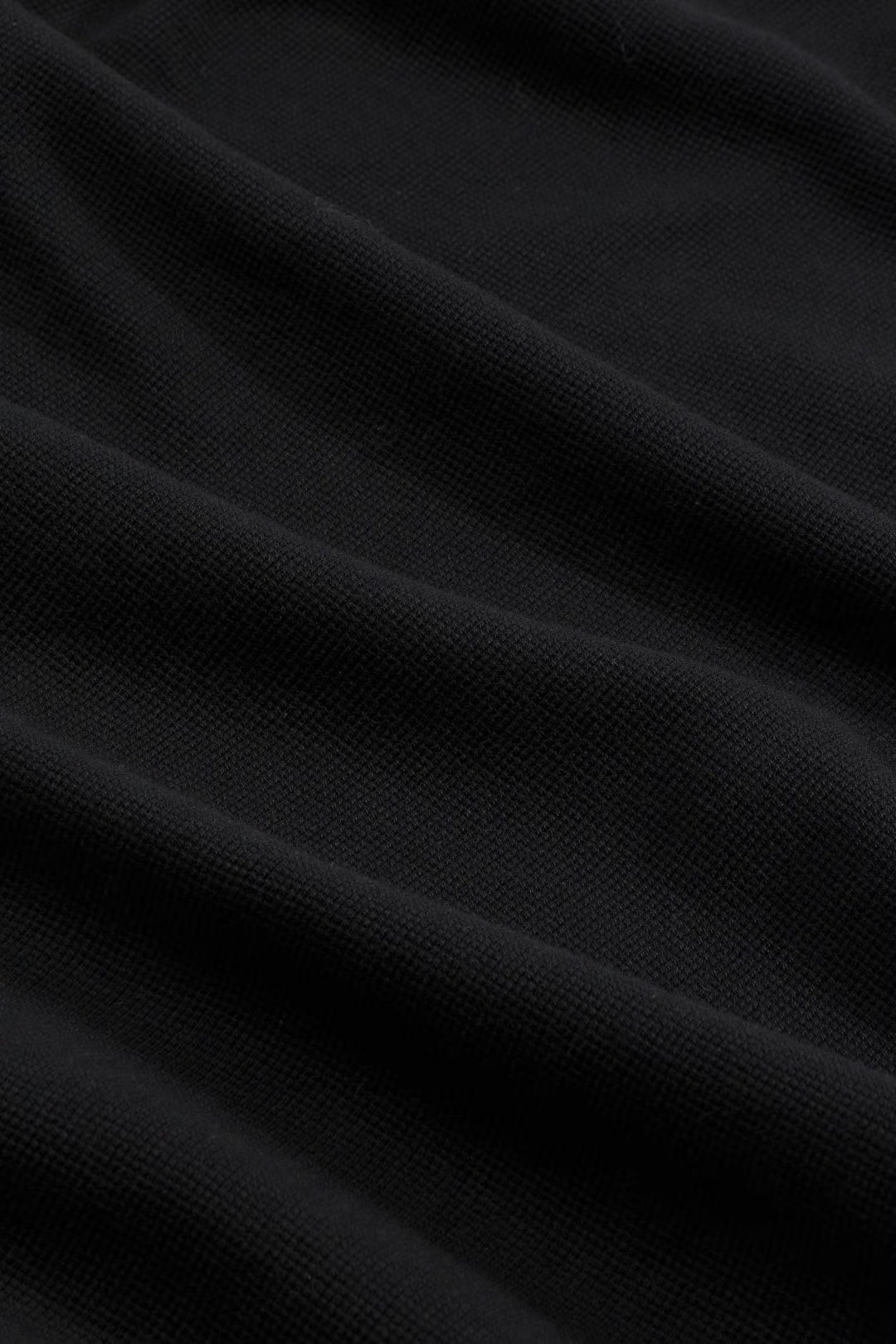 Clive - Waffle Knit Tee - Black