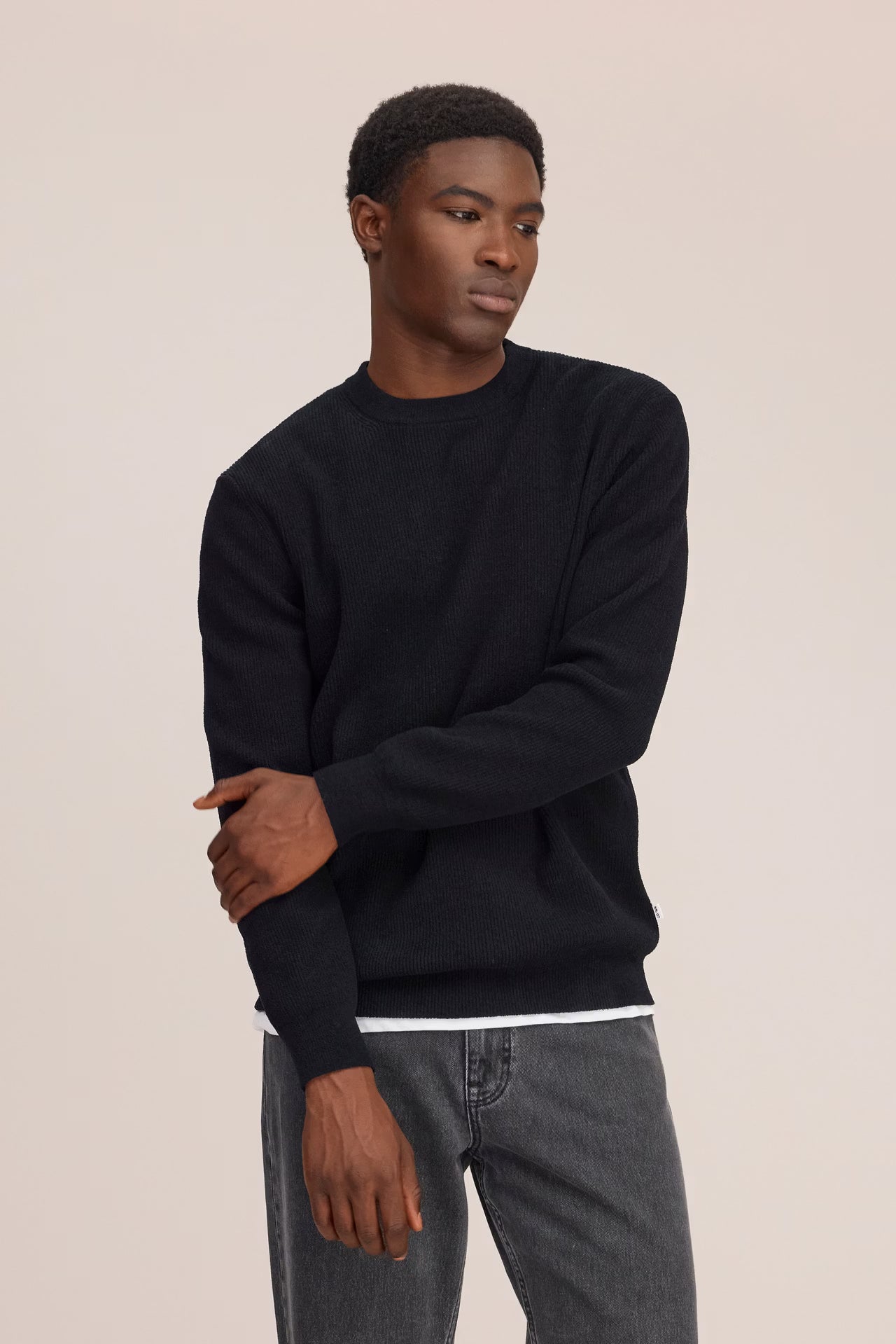 Danny - Lightweight Sweater - Black