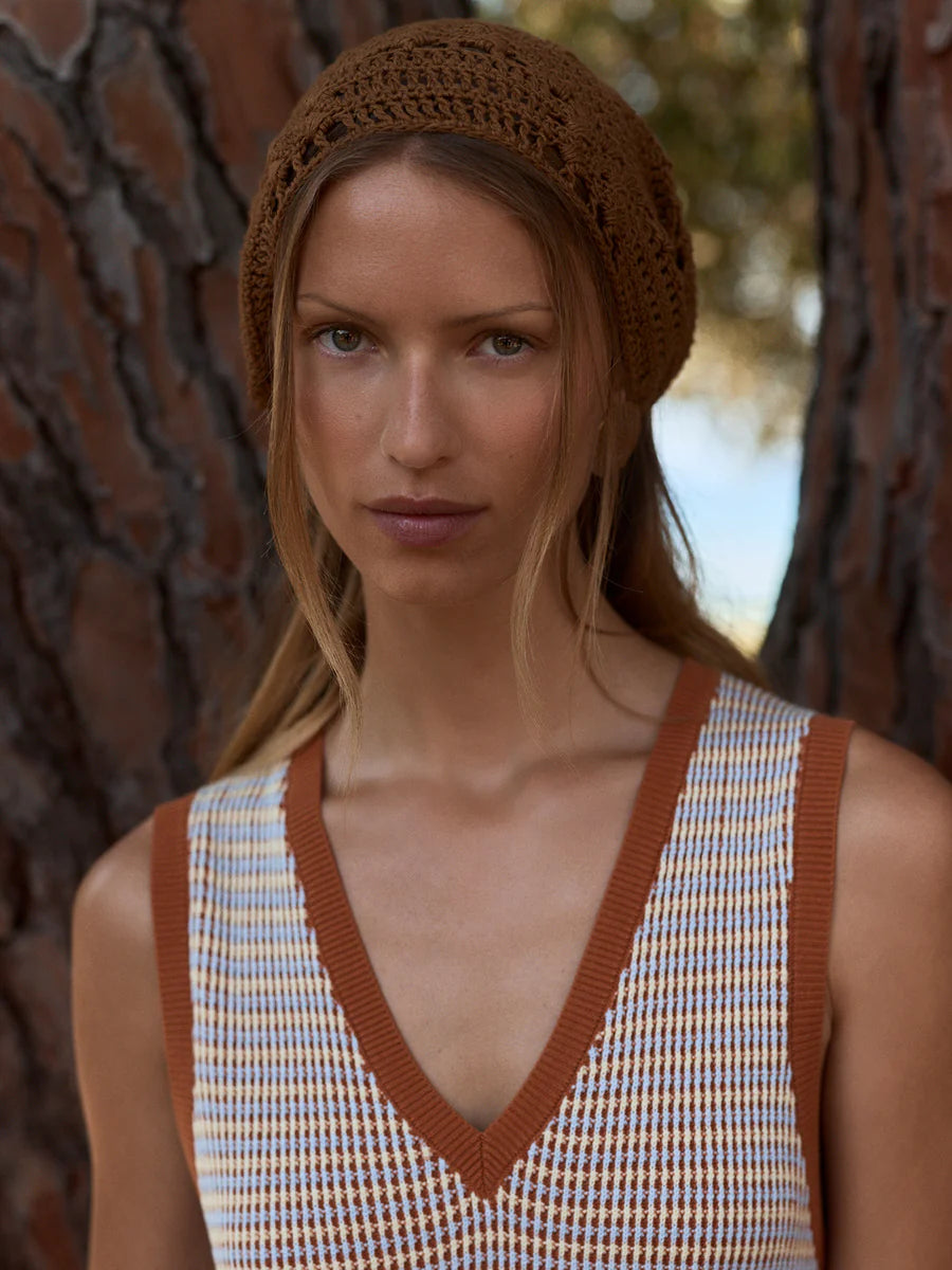 Albane Knit Dress - Caramel Clay
