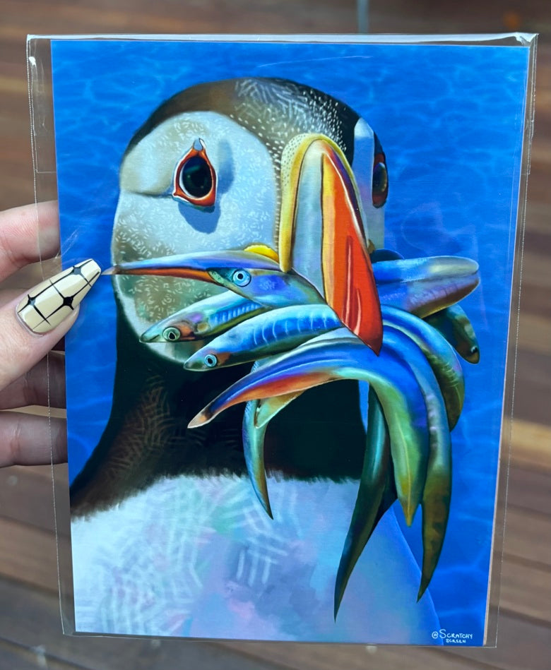 Puffin Art Print - 5x7