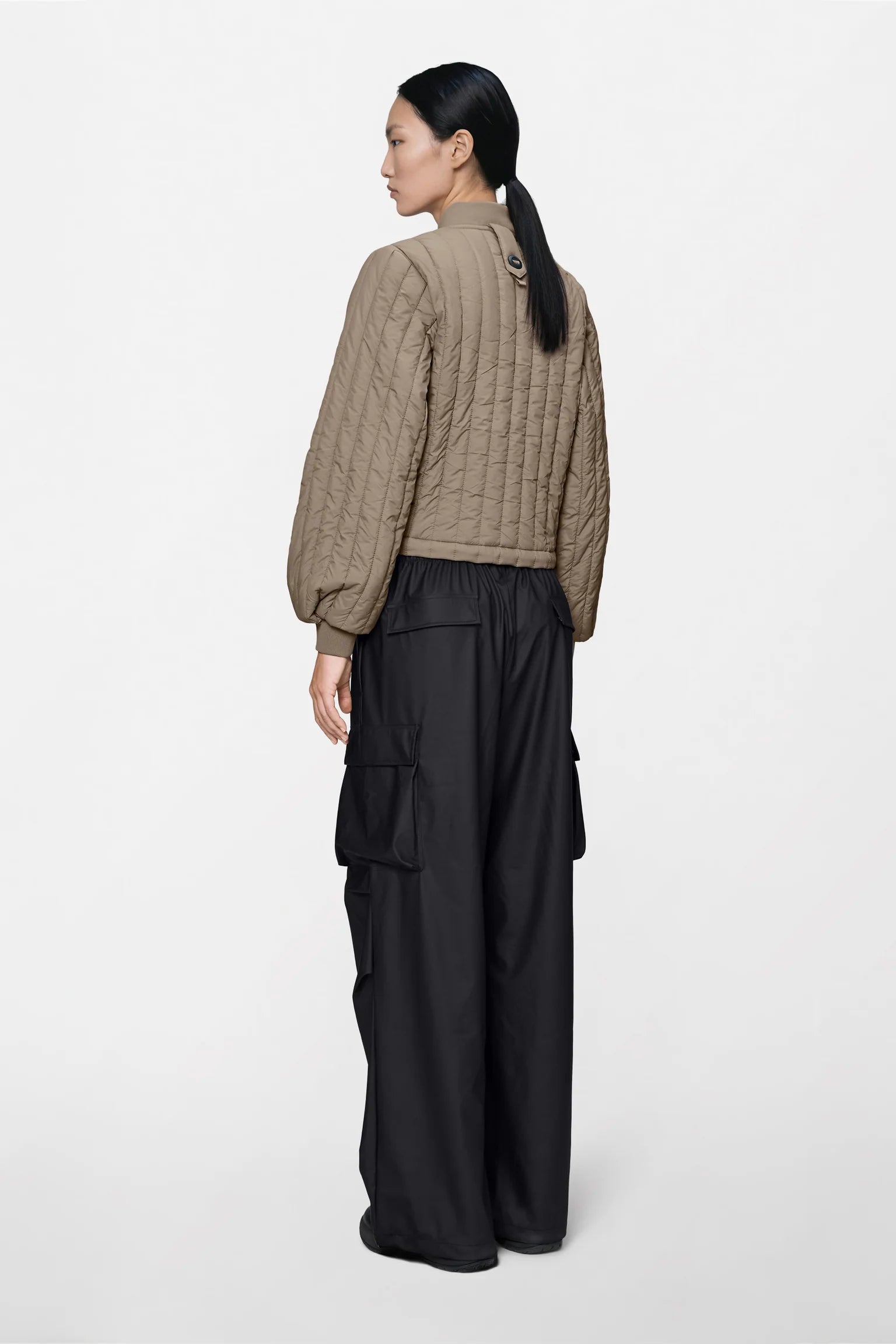 Banja Liner Bomber W Jacket - Cinder