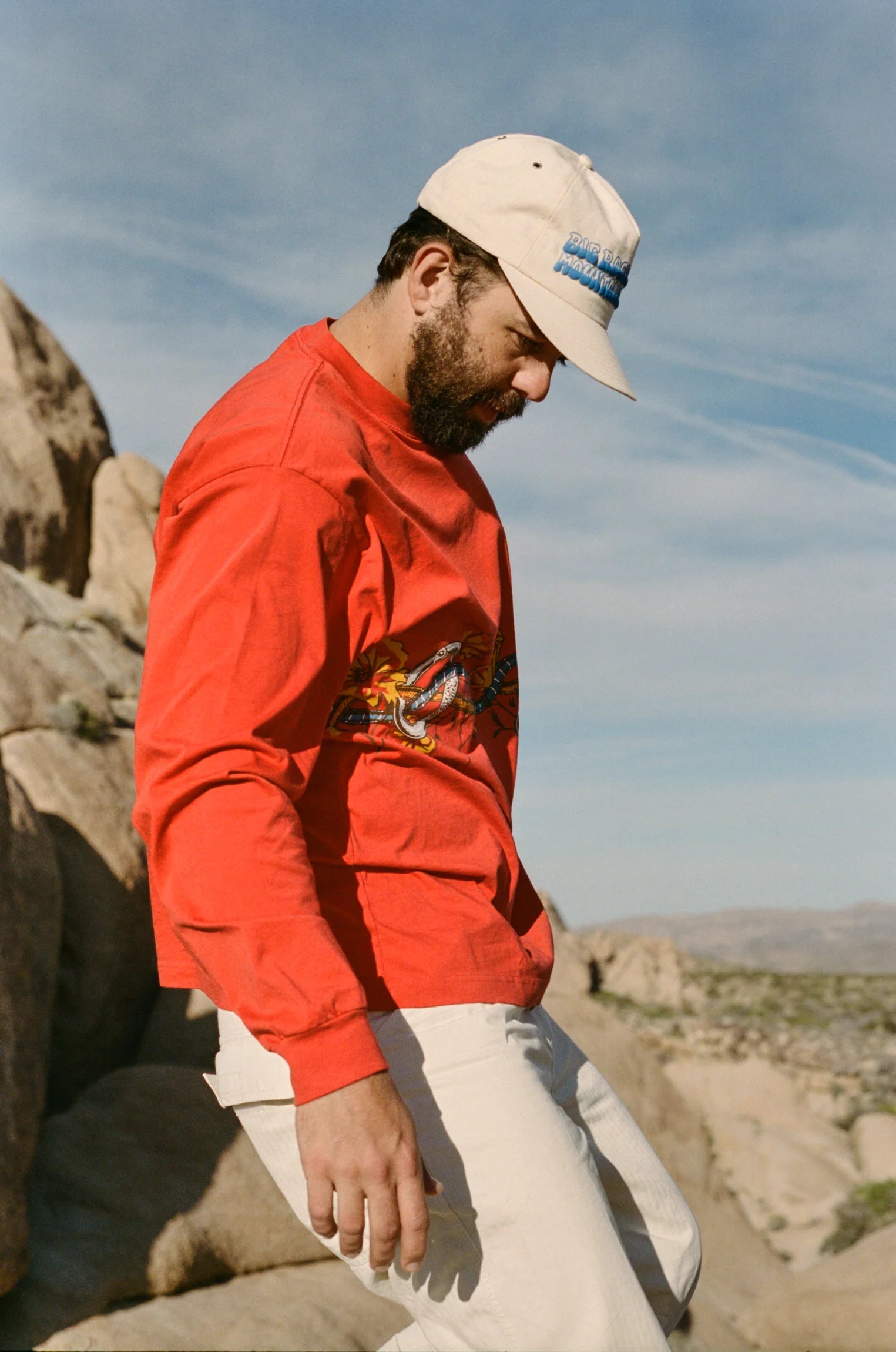 Valley Floor Long Sleeve Tee - Tomato