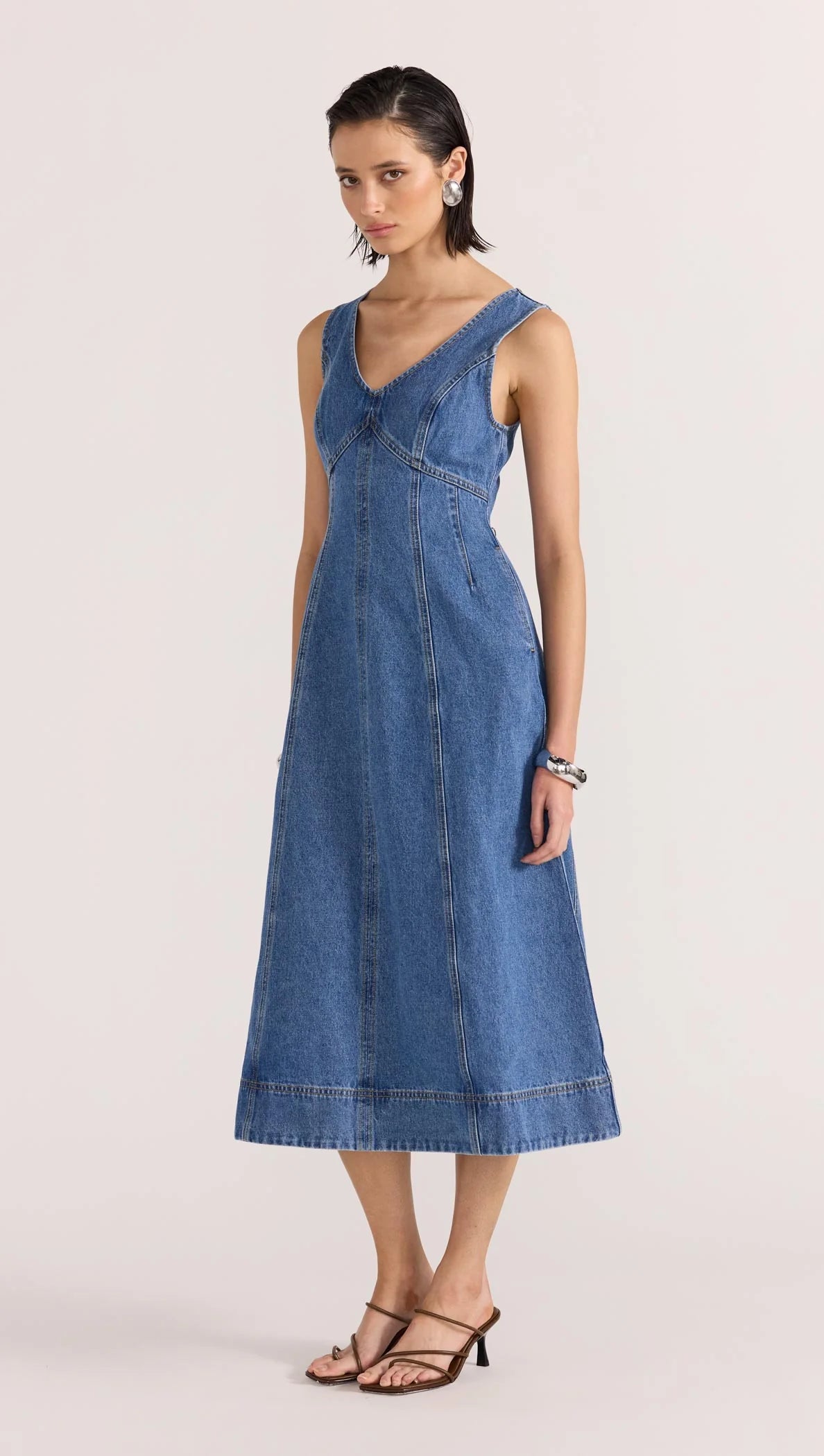 Alden Denim Midi Dress