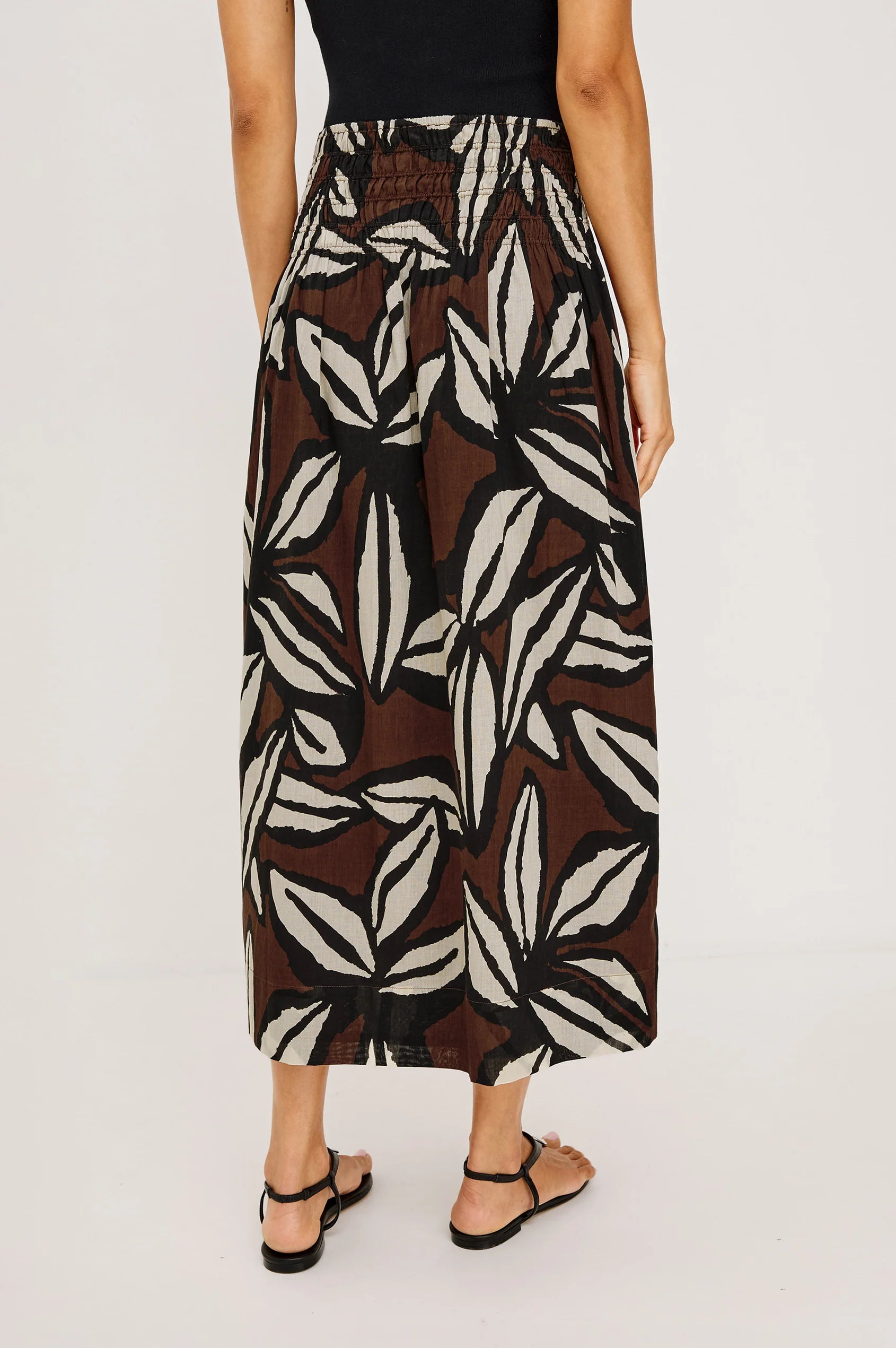 Alessa Skirt - Cocoa Floral