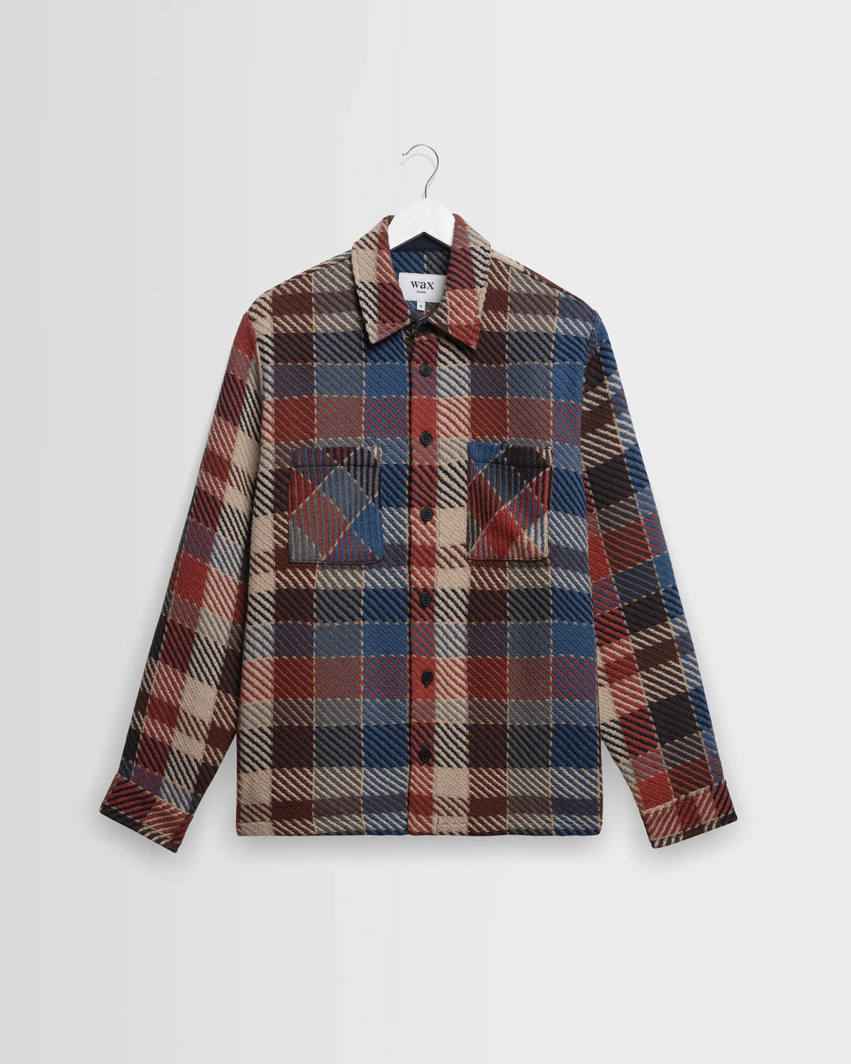 Whiting - Rust And Multicolour Pike Check Overshirt