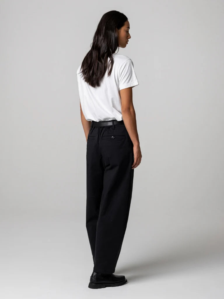 Amy Powney + Finisterre Women's Pleat Front Pant - Black