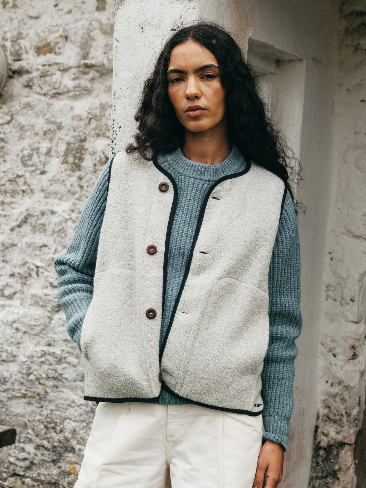 Women's Elowen Fleece Gilet - Dove Grey