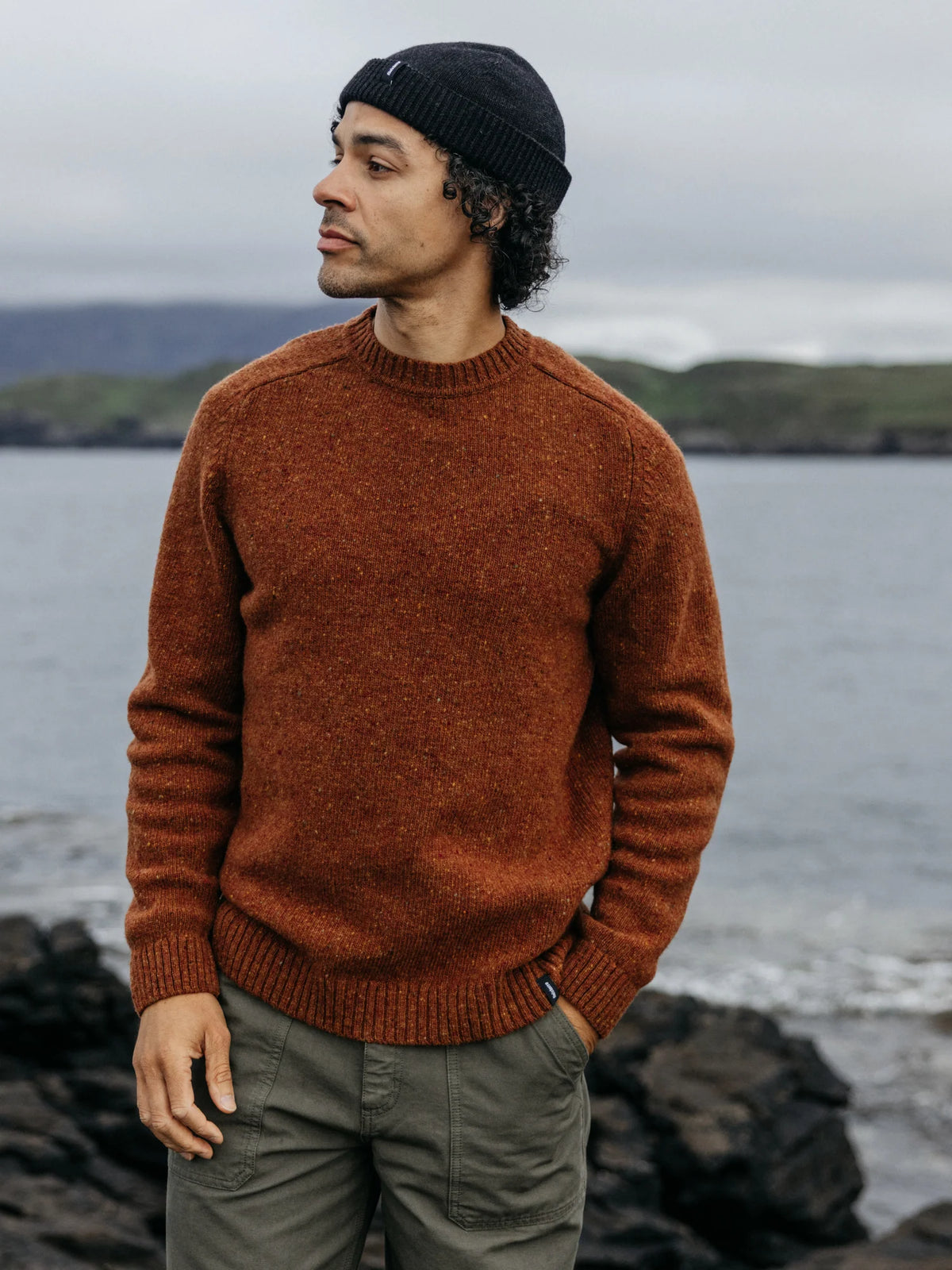 Furlong Crew Jumper - Pecan