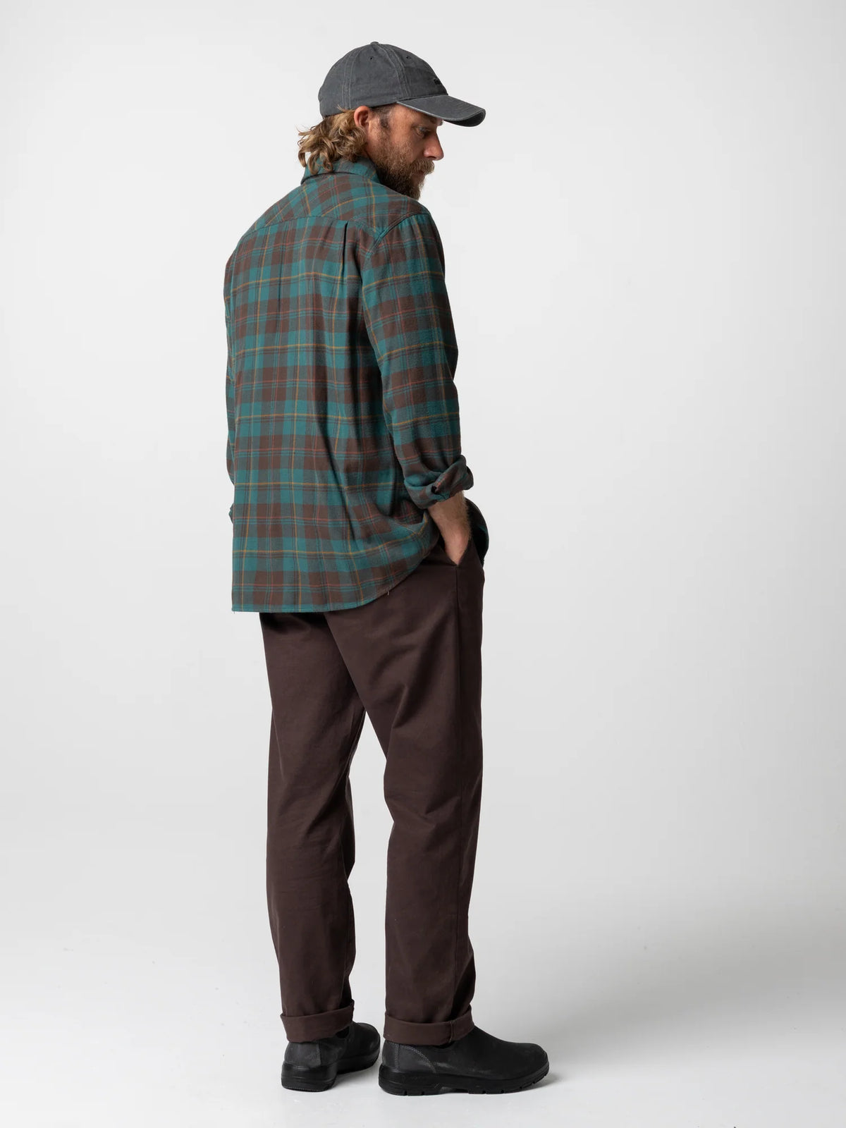 Beardsmore Shirt - Harbour Teal Check