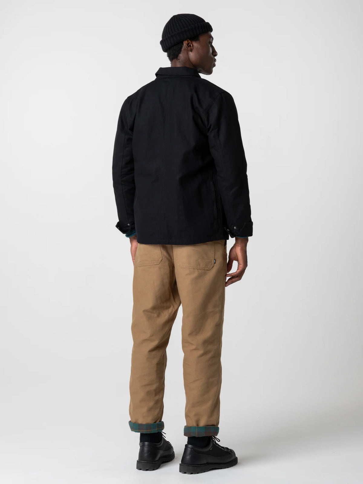 Basset Flannel Lined Jacket - Black