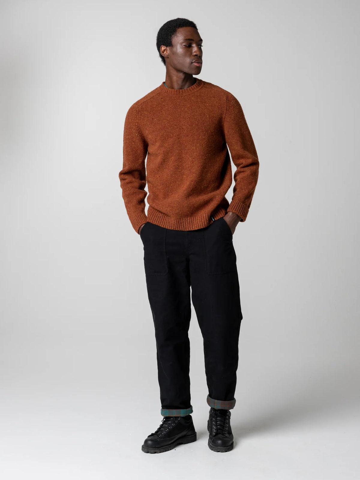 Furlong Crew Jumper - Pecan
