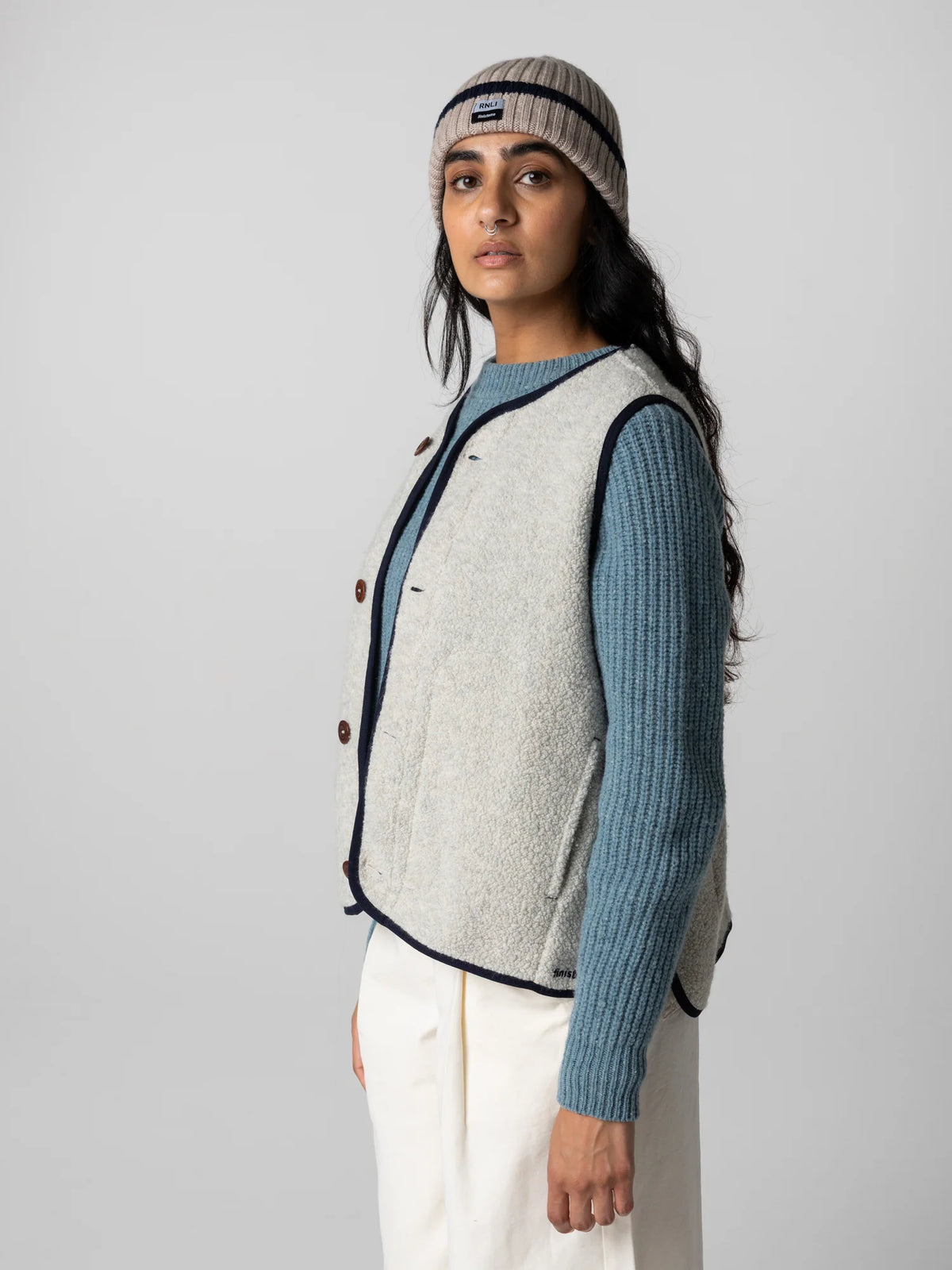 Women's Elowen Fleece Gilet - Dove Grey