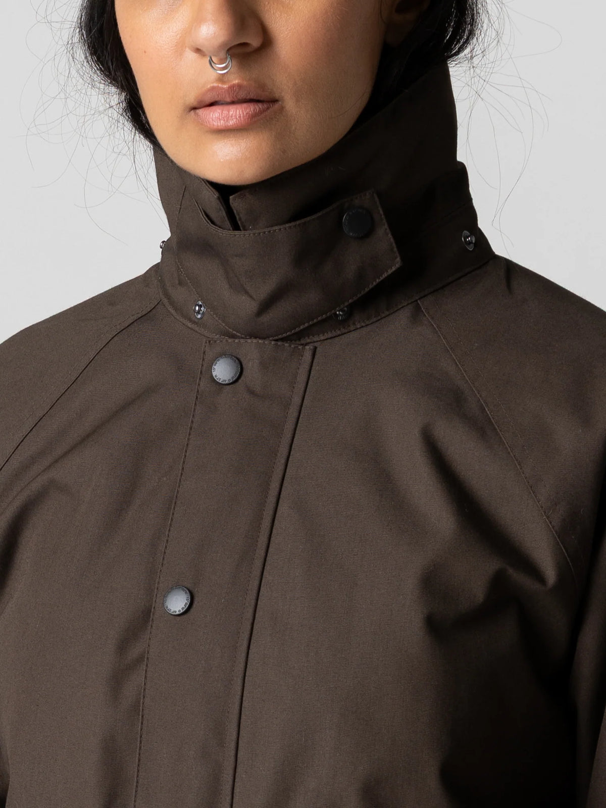 Women's Gannel Jacket - Coffee Brown