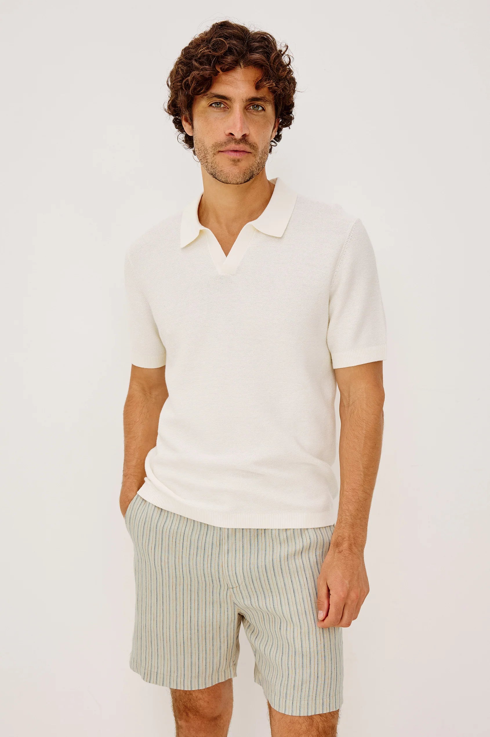Baker Polo Shirt - Ivory