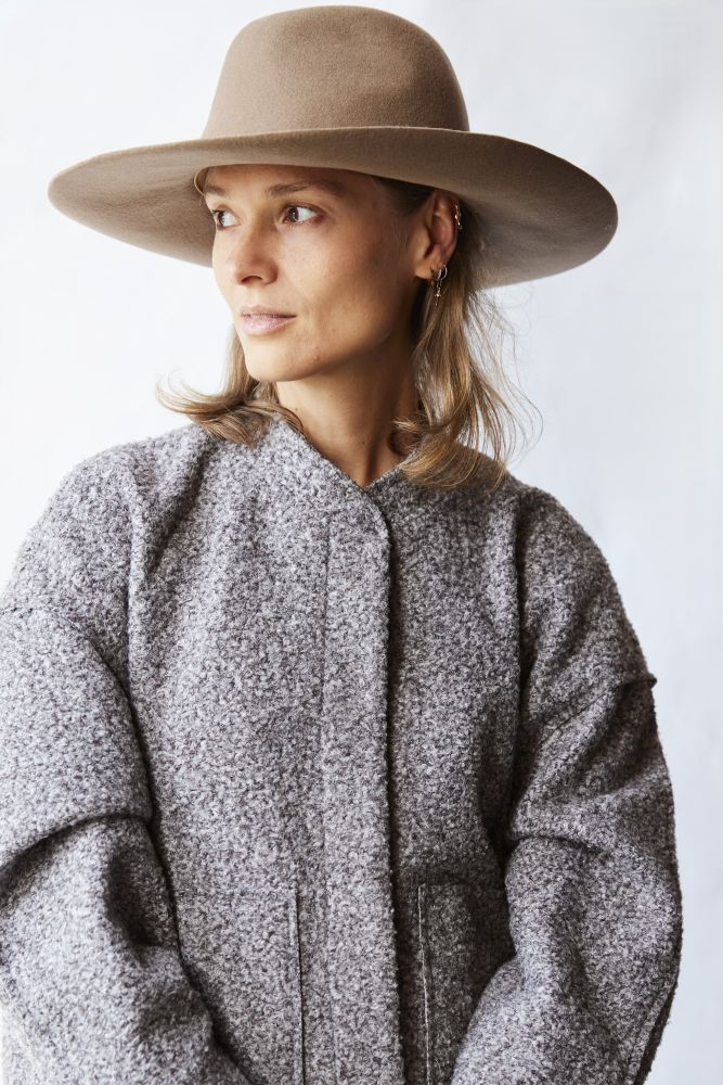 Aspen Cowgirl Wool Hat - Taupe