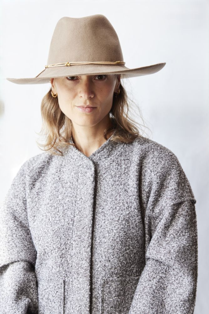 Aspen Cowgirl Wool Hat - Taupe