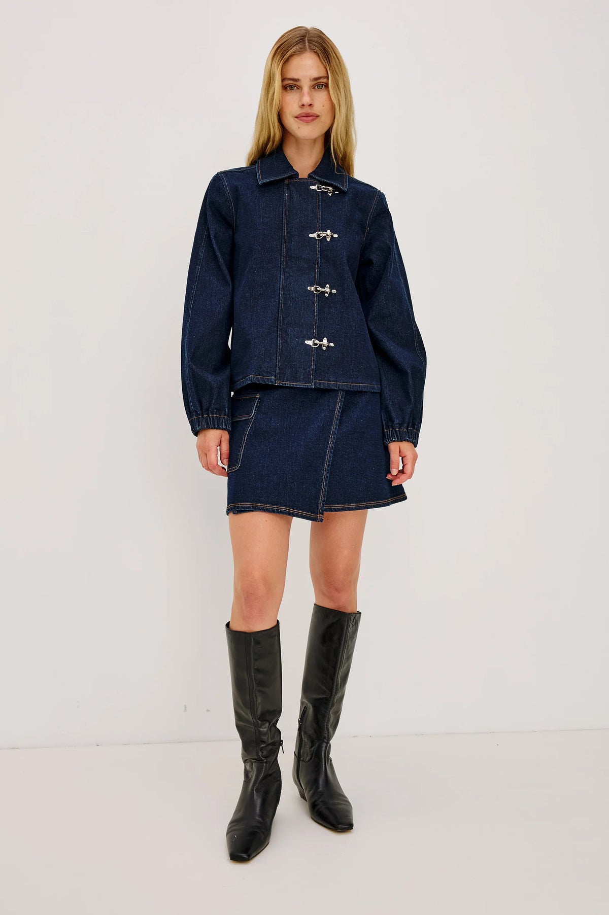 Brooke Jacket - Rinse Indigo
