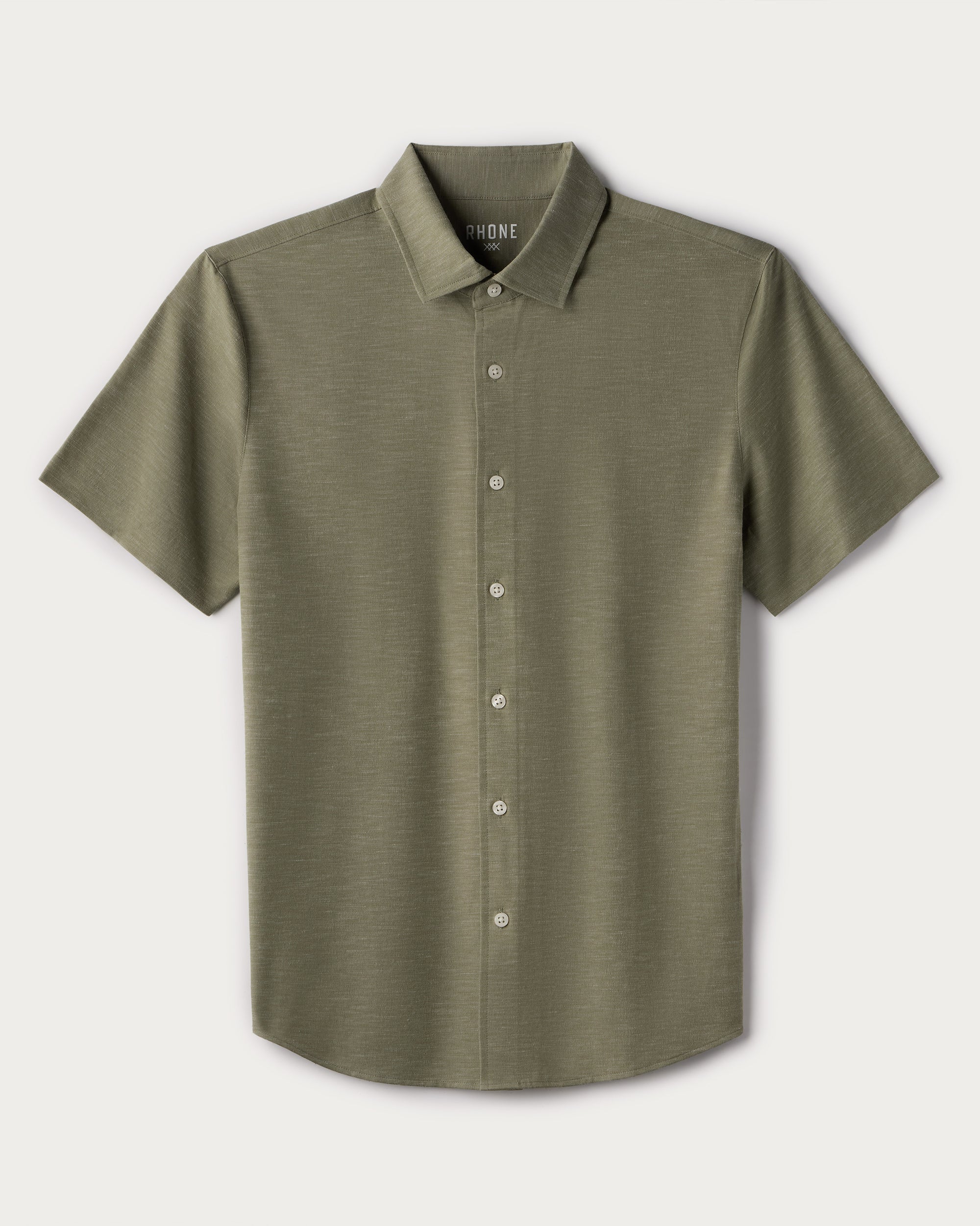 Brezza Linen-Blend Short Sleeve Shirt