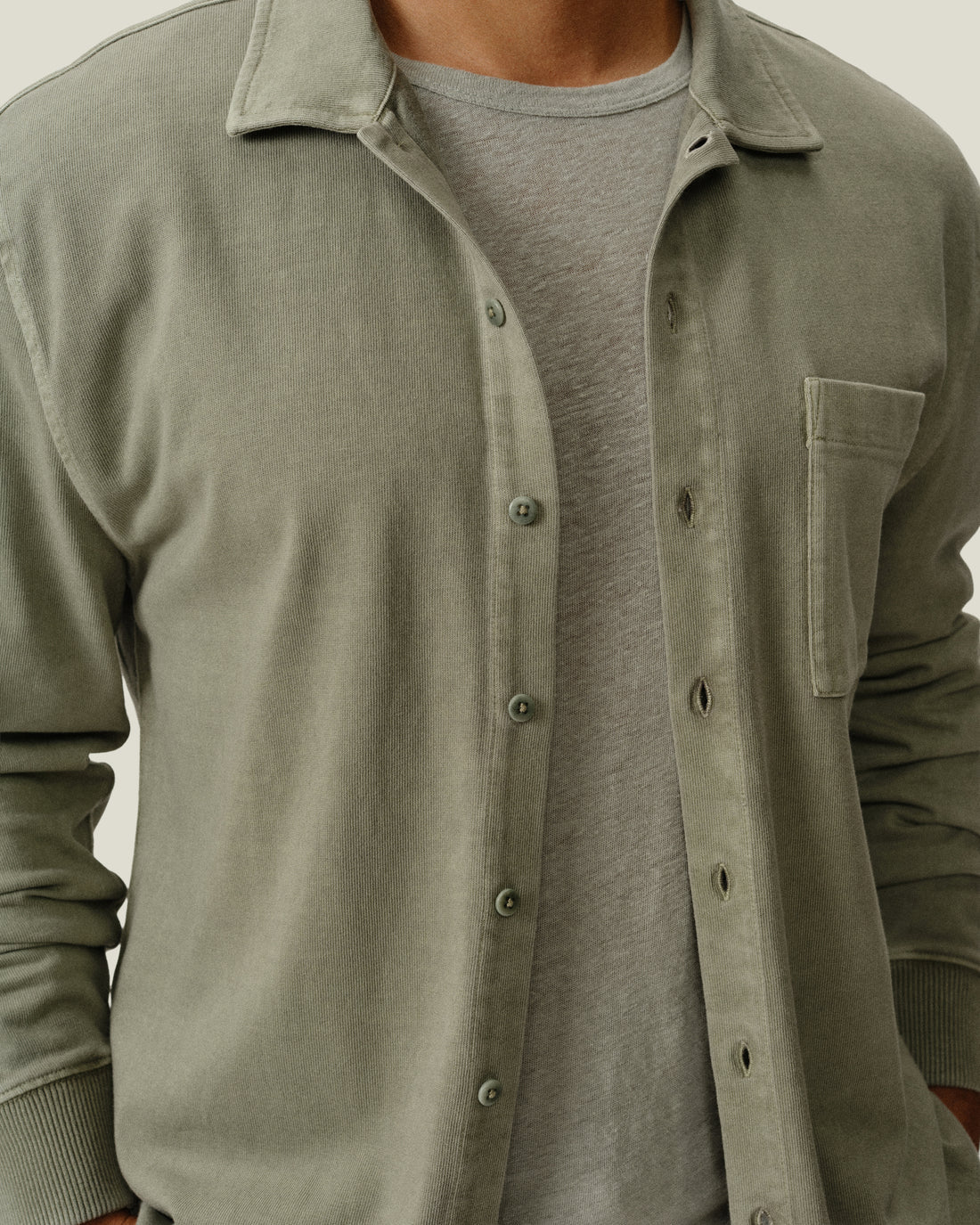 Caza Knit Shirt - Seagrass