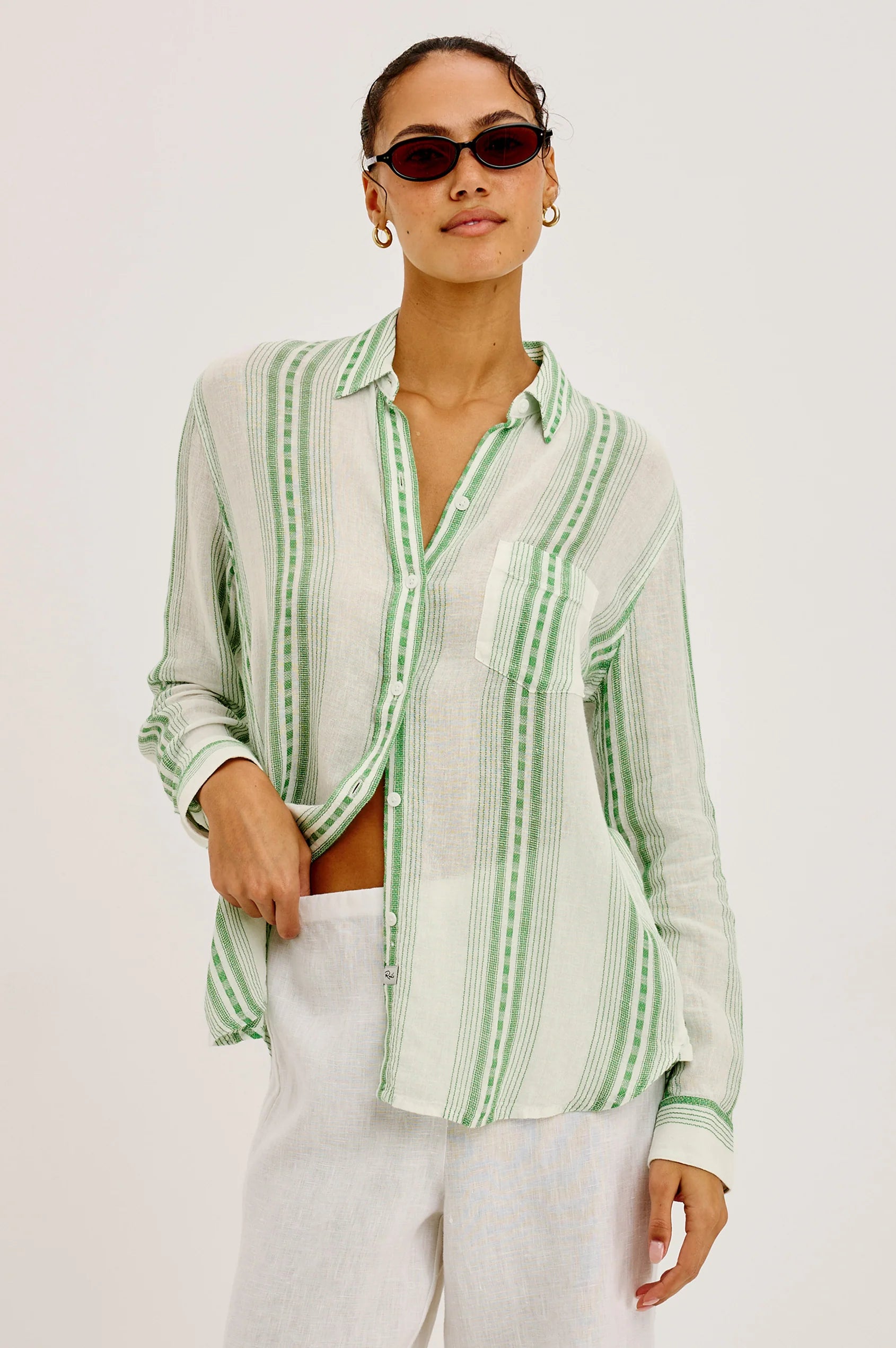 Charli Shirt - Margarita Stripe