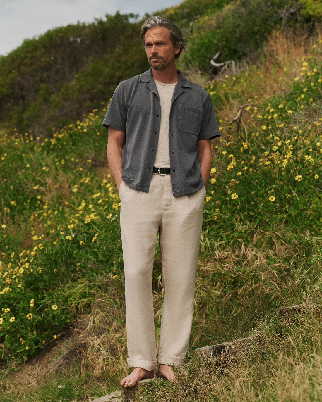 Featherweight Caza Camp Shirt - Slate