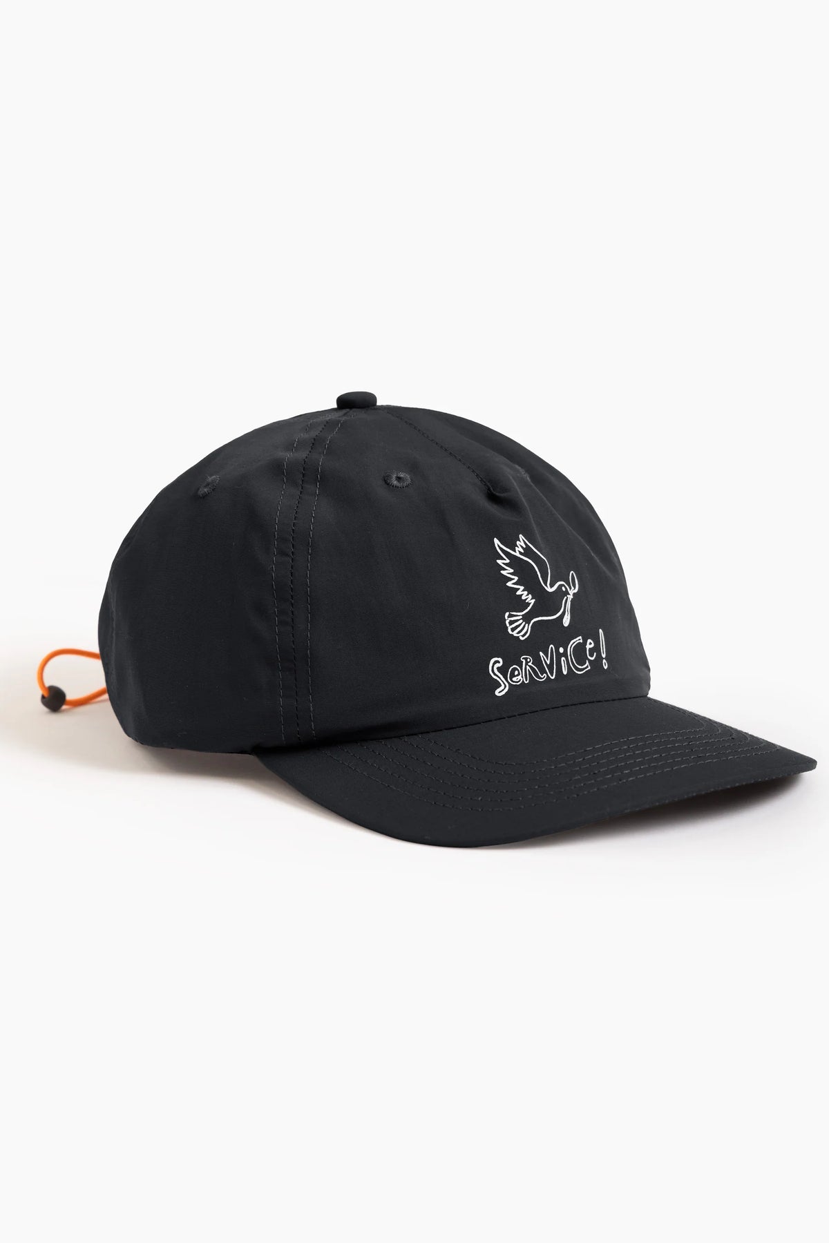 Nylon Dove Cap - Black