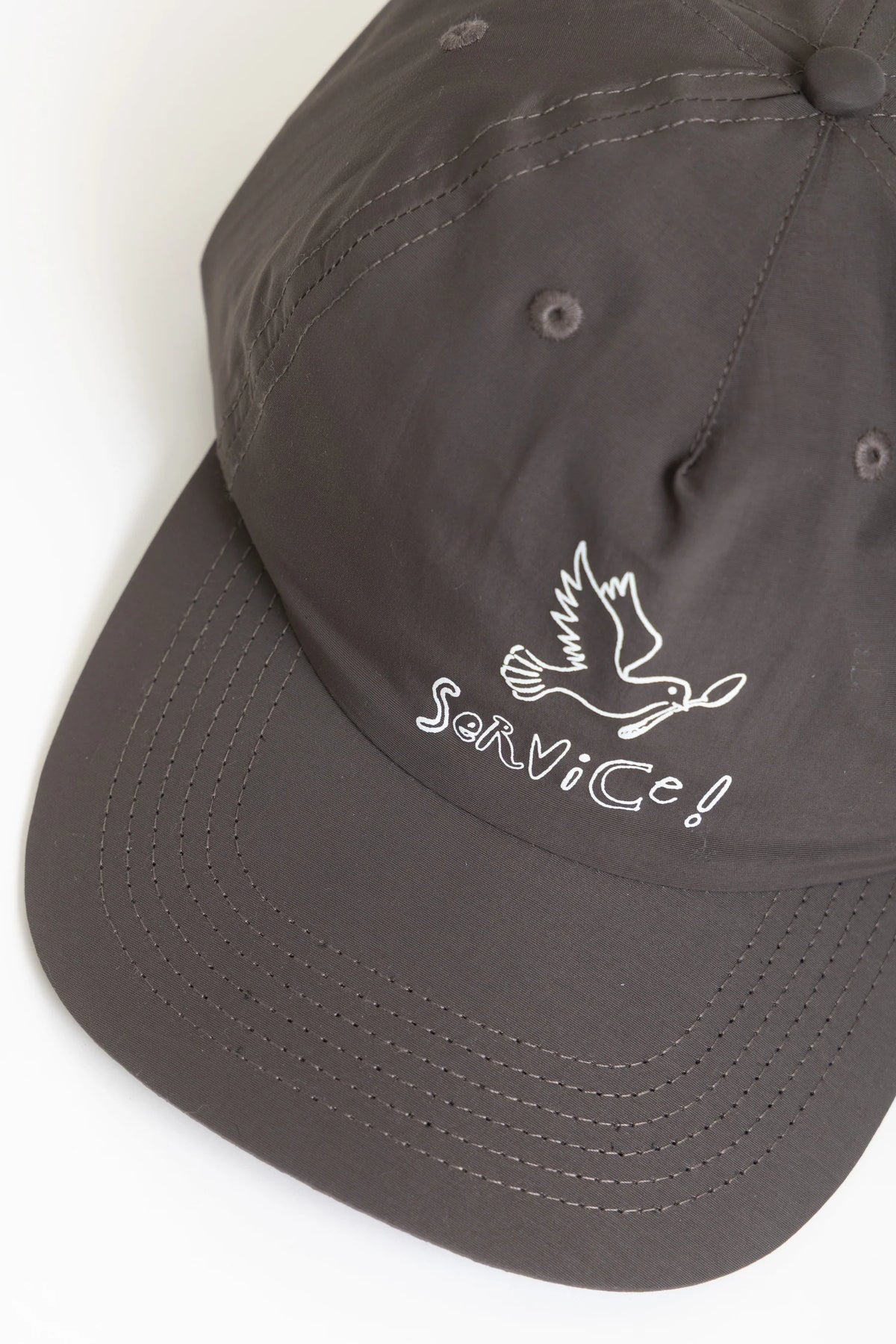 Nylon Dove Cap - Brown