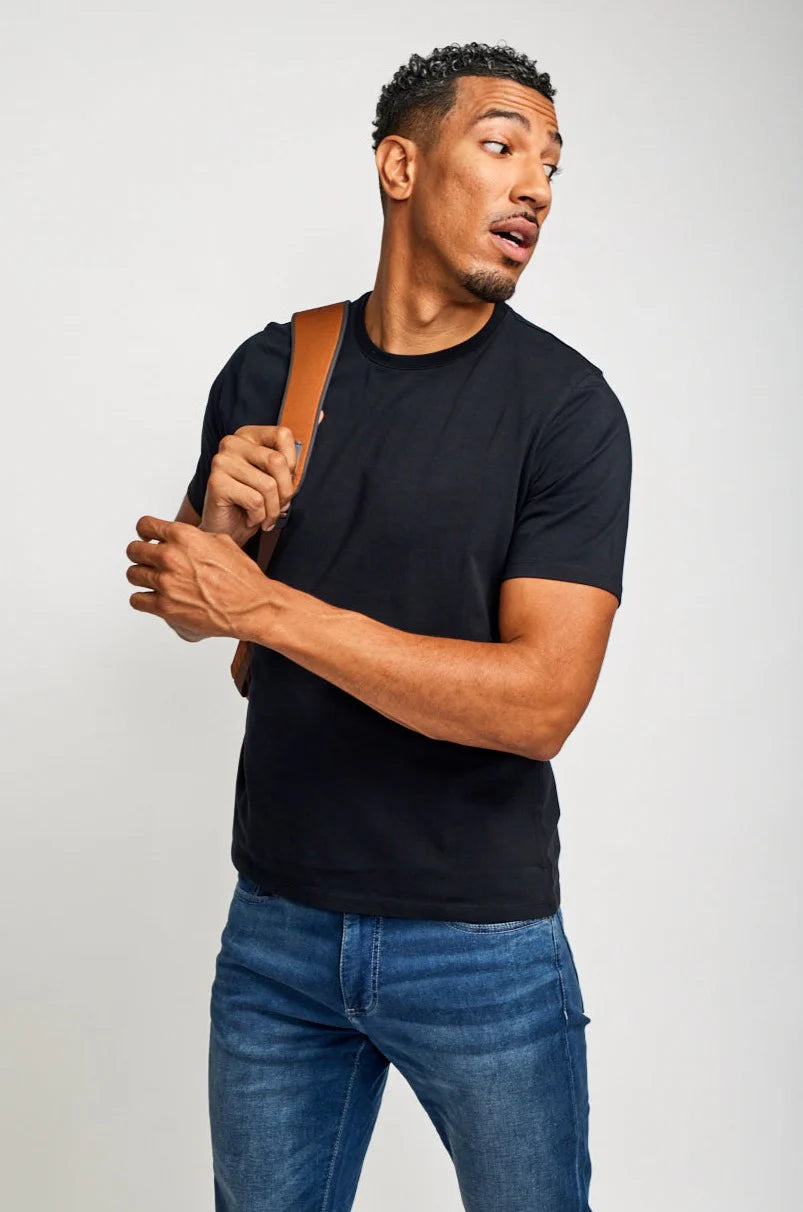 Crew Neck T-Shirt - Black