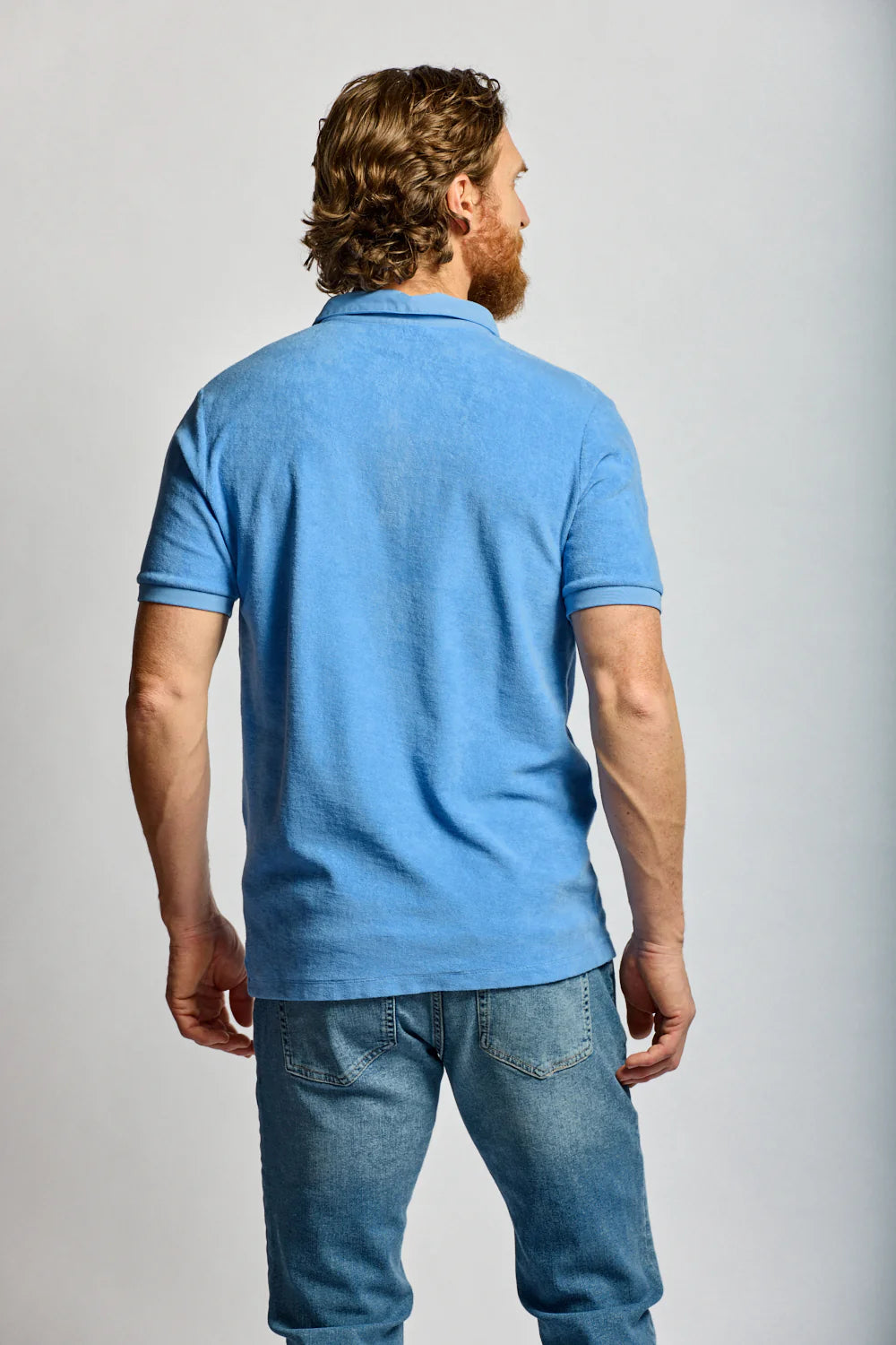 Towel Terry Polo - Azure