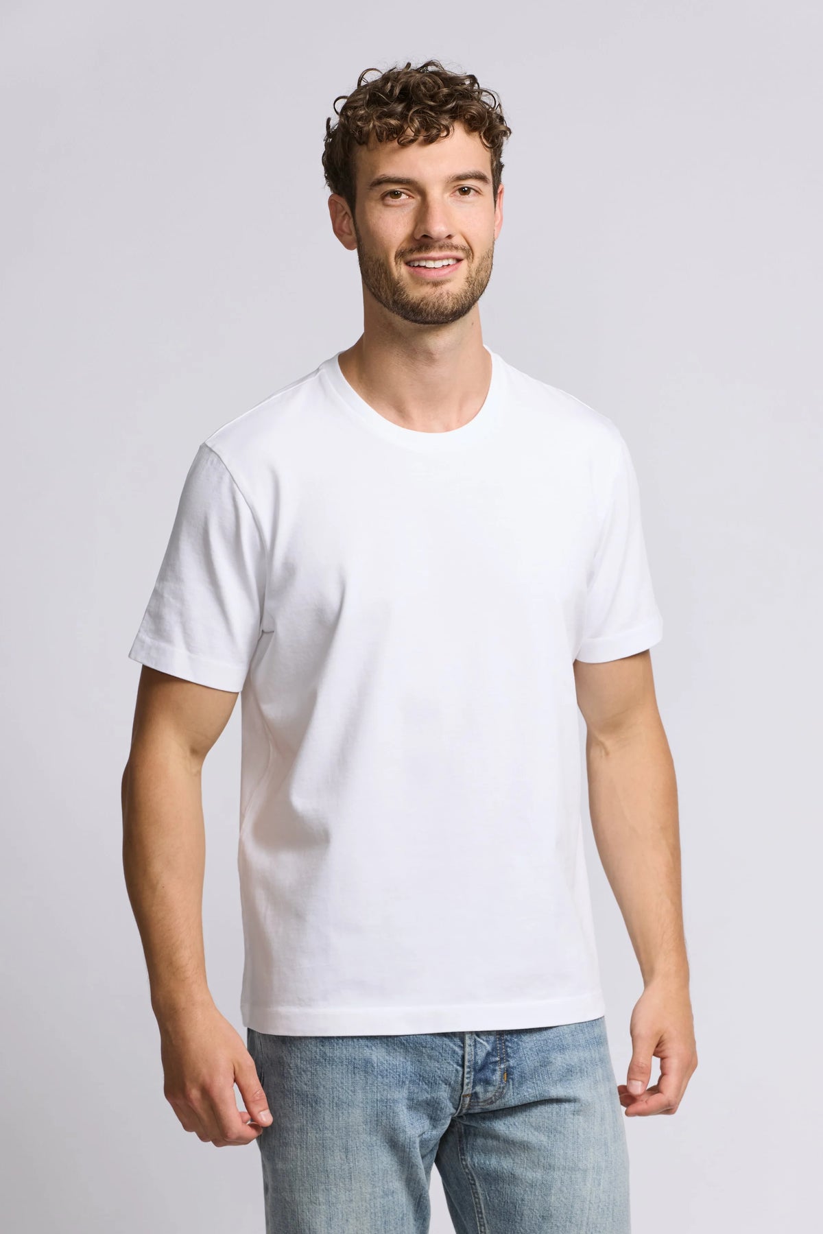 Heavyweight Crew Neck T-Shirt - White