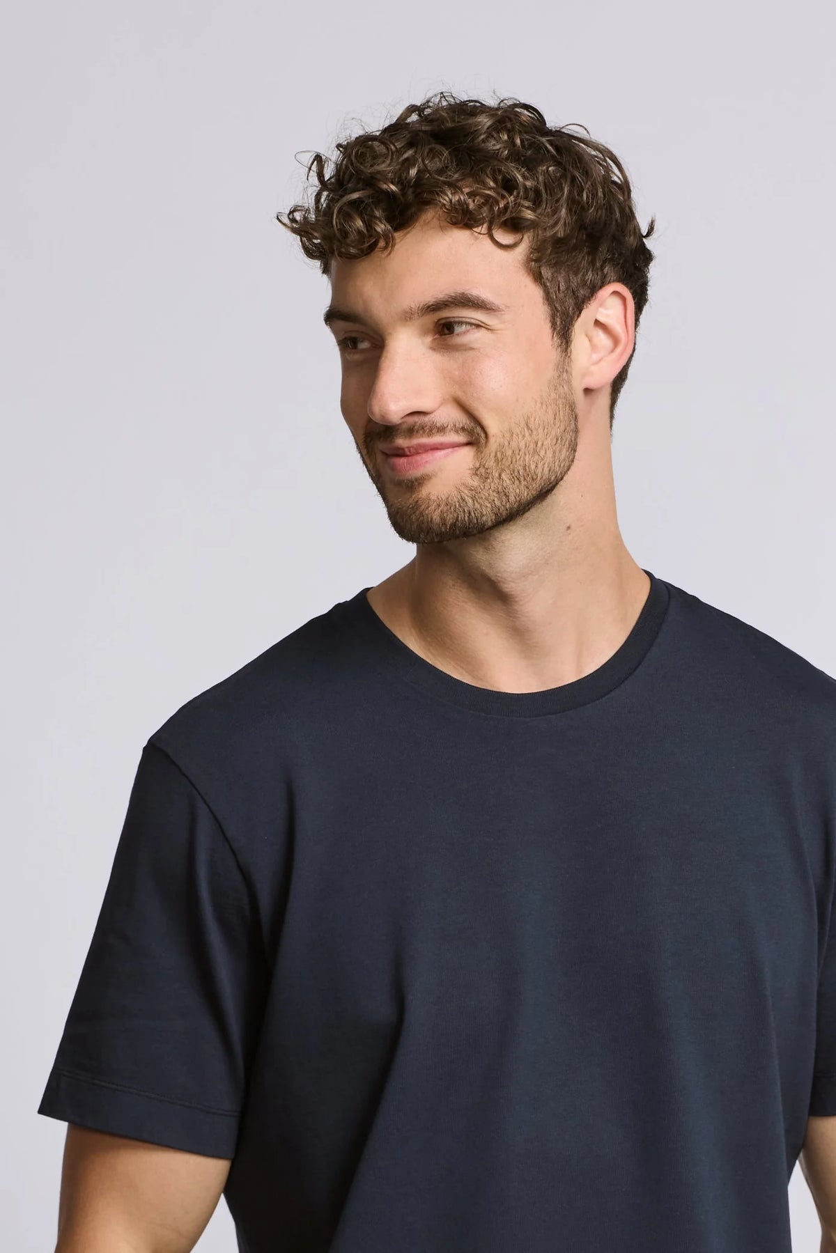 Heavyweight Crew Neck T-Shirt - Navy