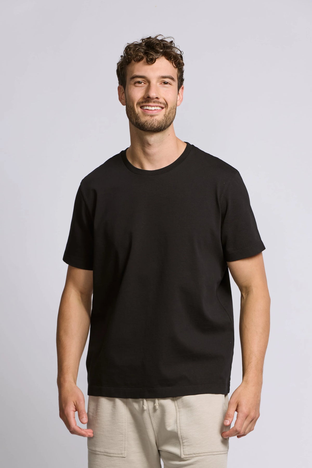 Heavyweight Crew Neck T-Shirt - Black
