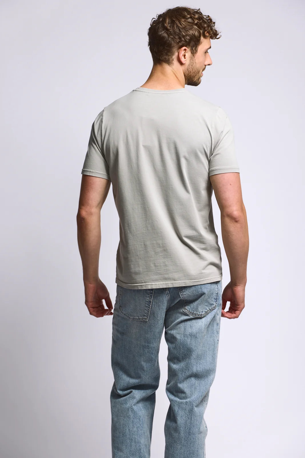 Crew Neck T-Shirt - Stone