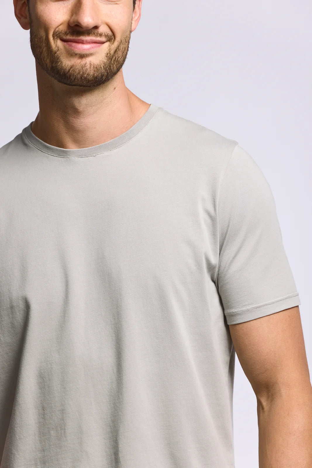 Crew Neck T-Shirt - Stone