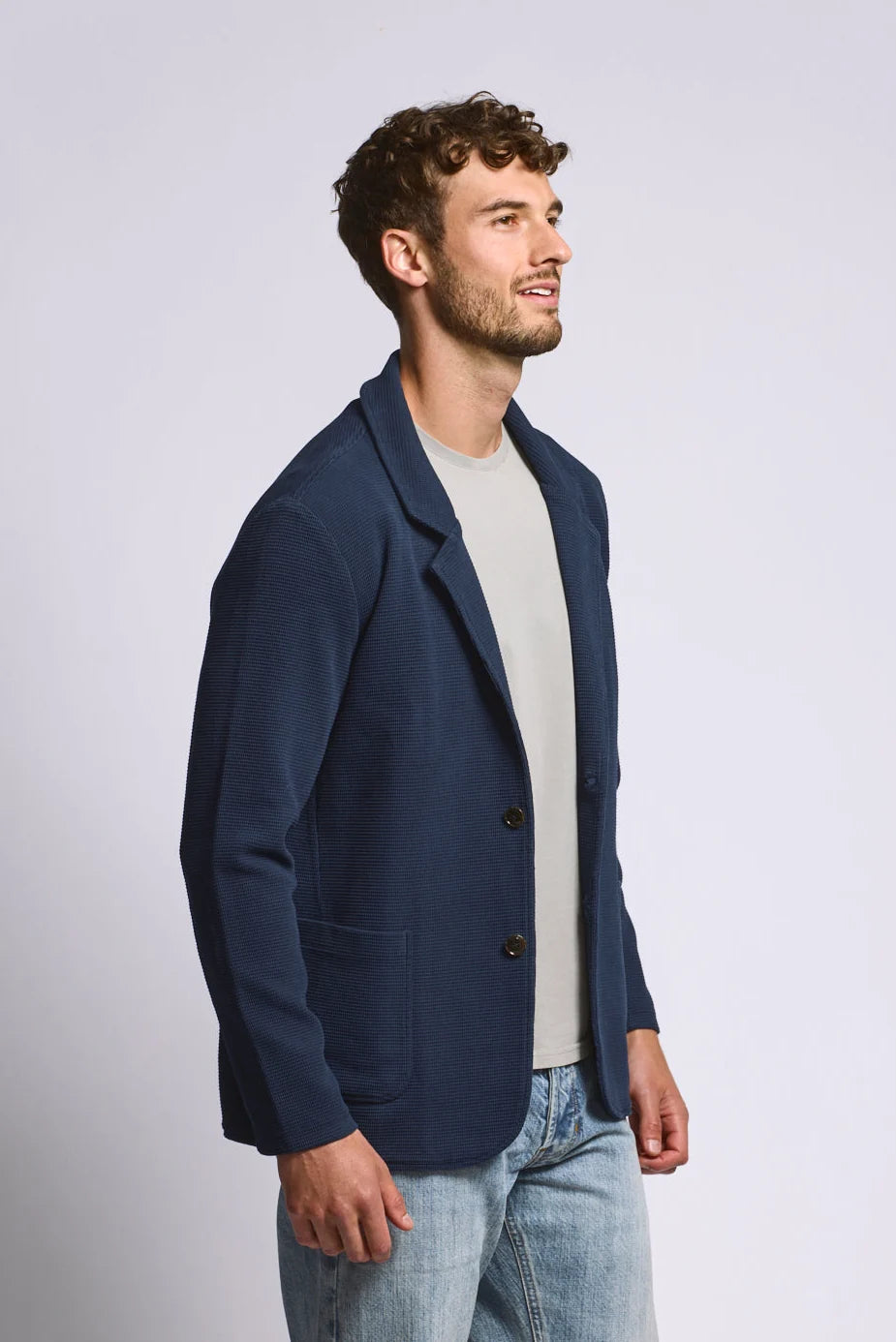 Everyday Blazer Waffle - Navy