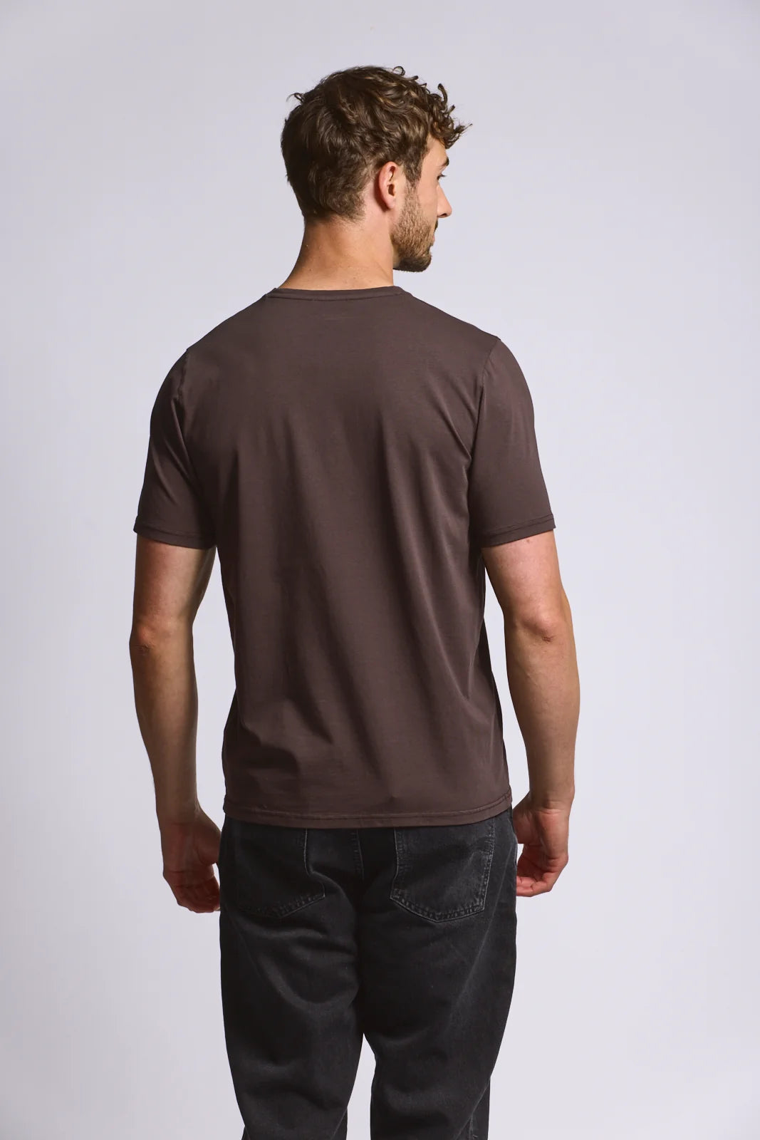 Crew Neck T-Shirt - Espresso