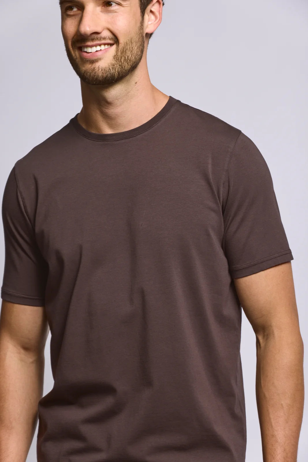 Crew Neck T-Shirt - Espresso