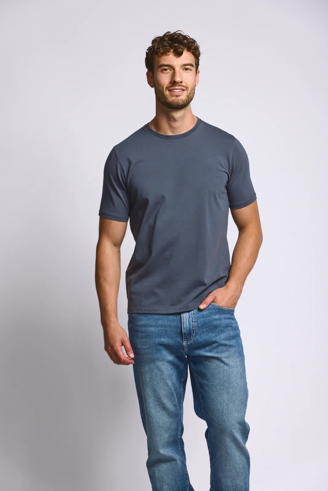 Crew Neck T-Shirt - Abyss