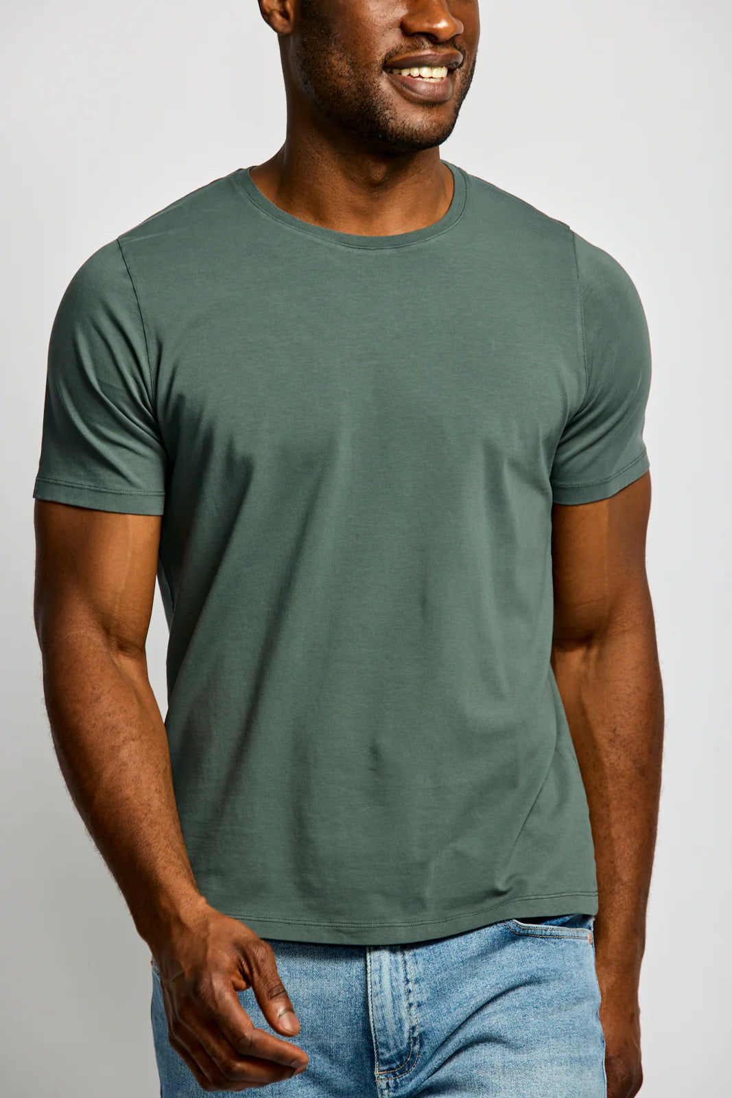 Crew Neck T-Shirt - Shadow