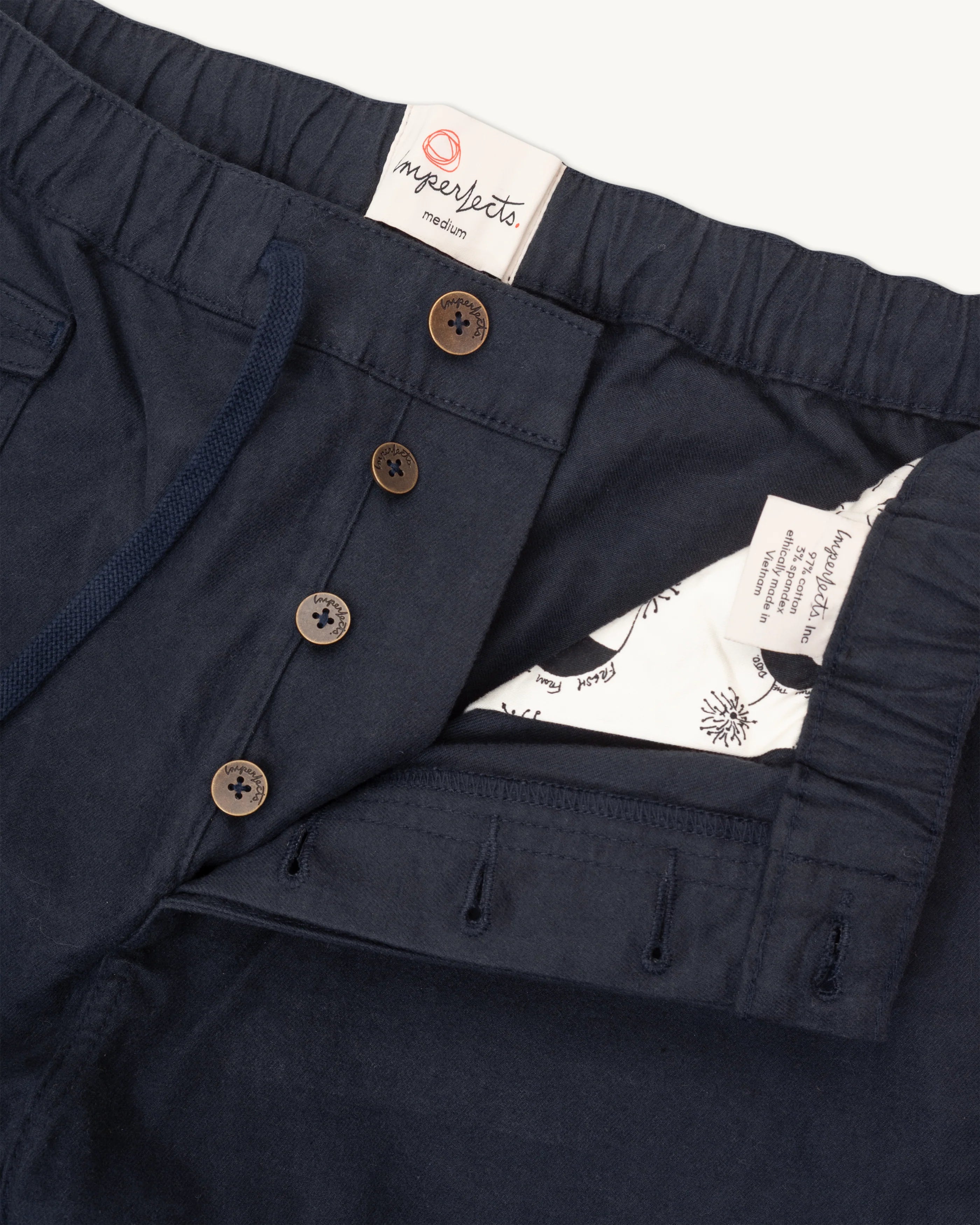 Easy Rider Moleskin Pant - Navy
