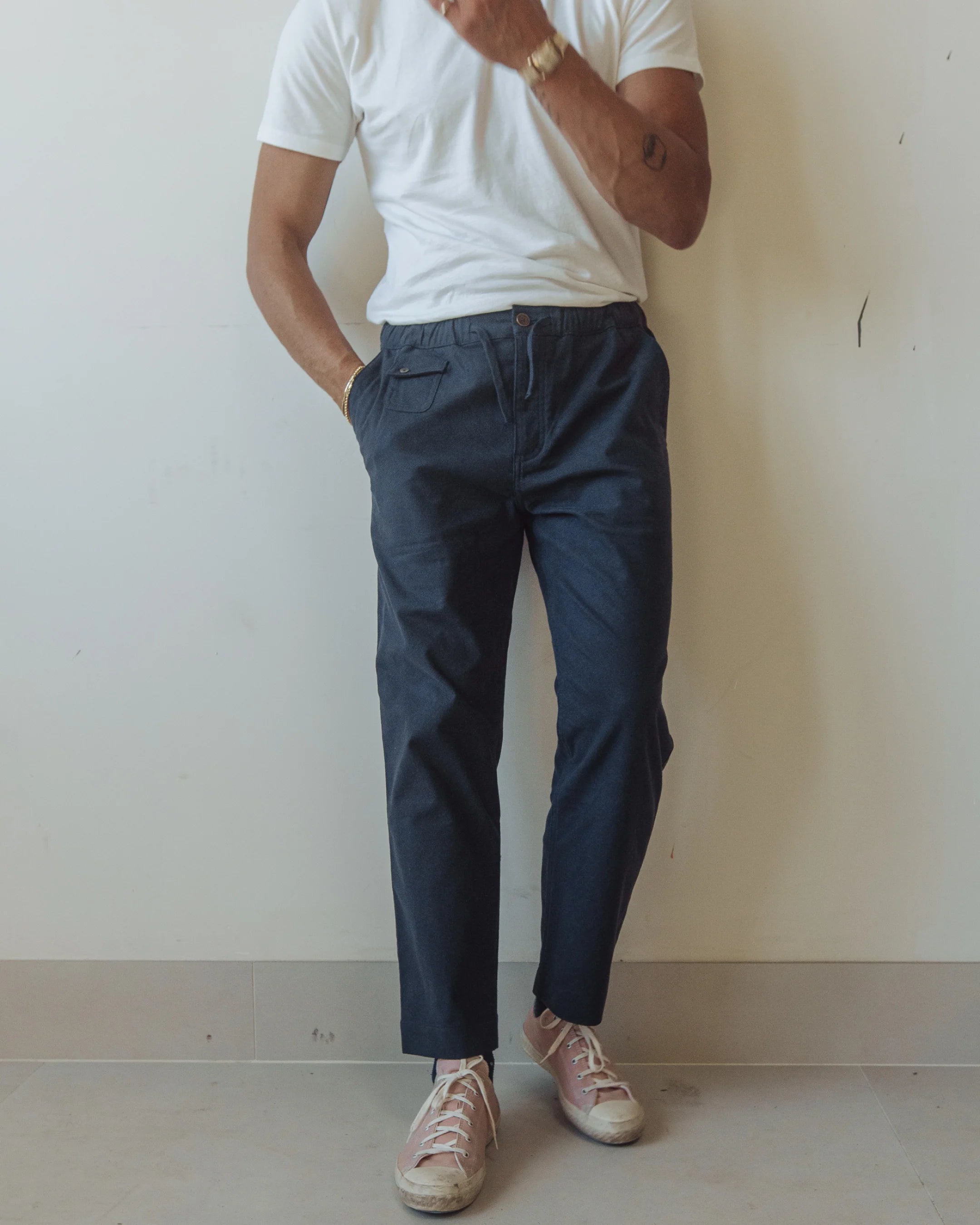 Easy Rider Moleskin Pant - Navy