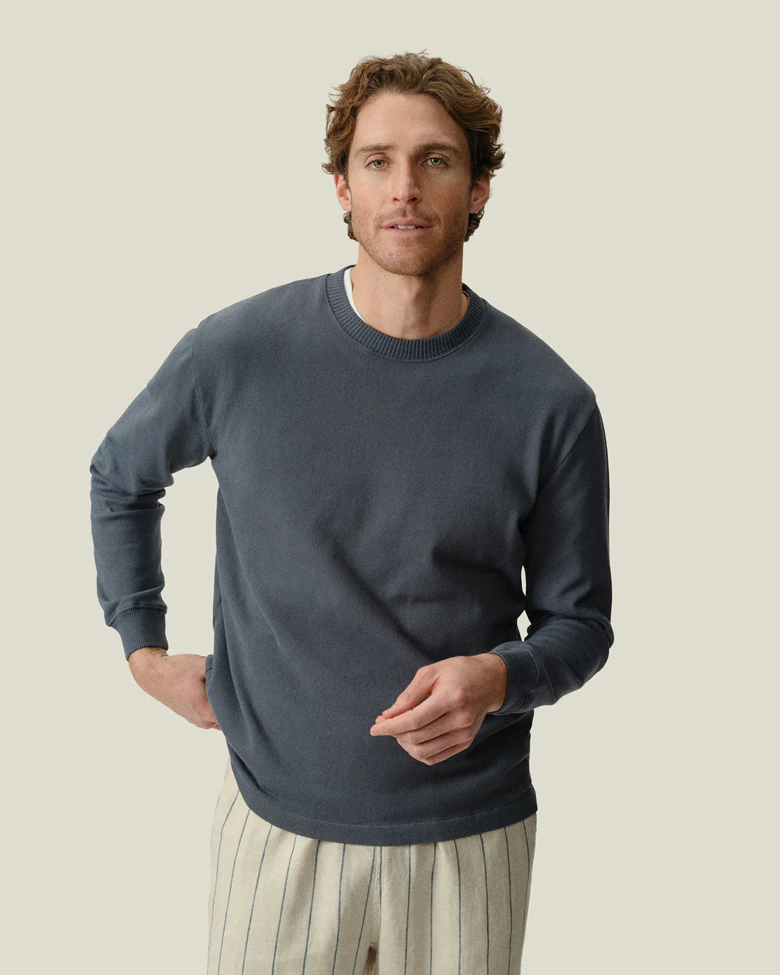 Caza Crewneck - Lake
