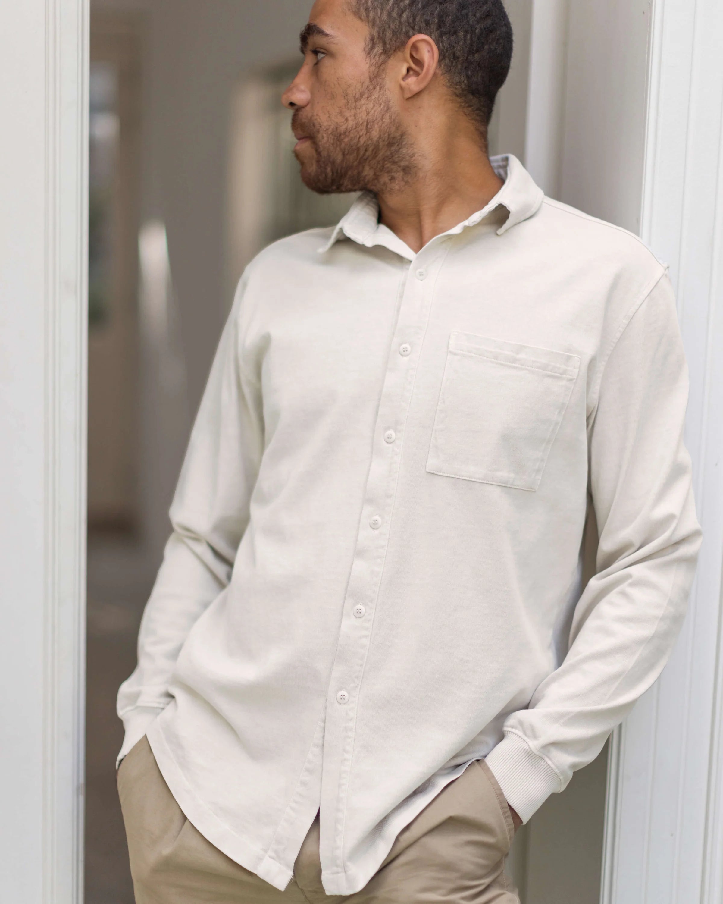 Caza Knit Shirt - Cream