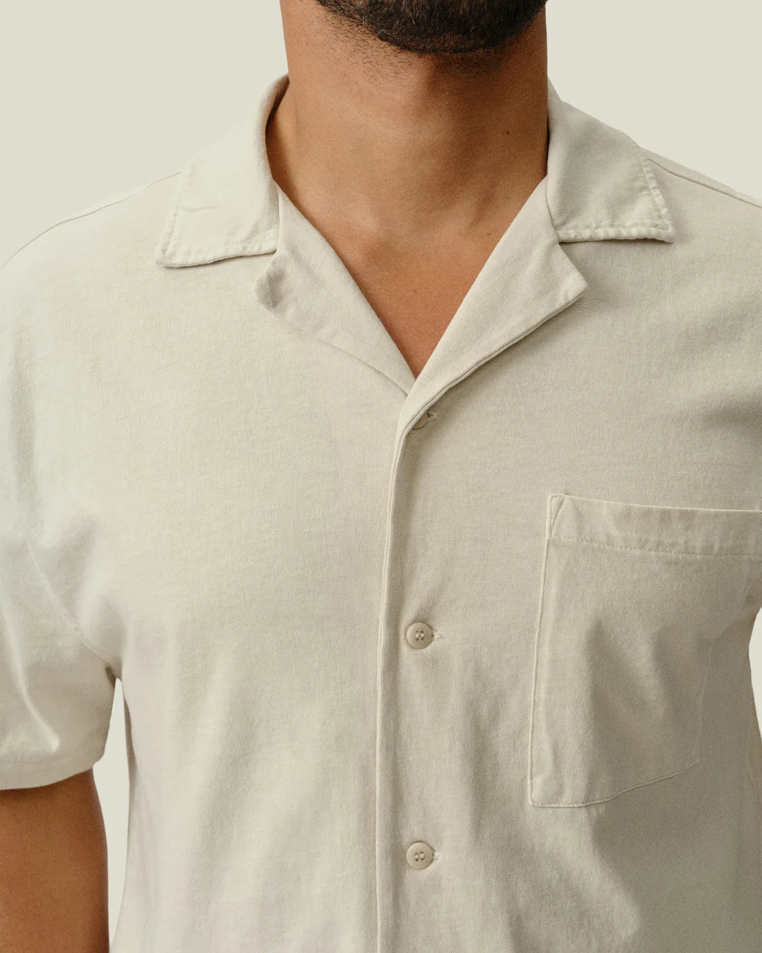 Featherweight Caza Camp Shirt - Cream