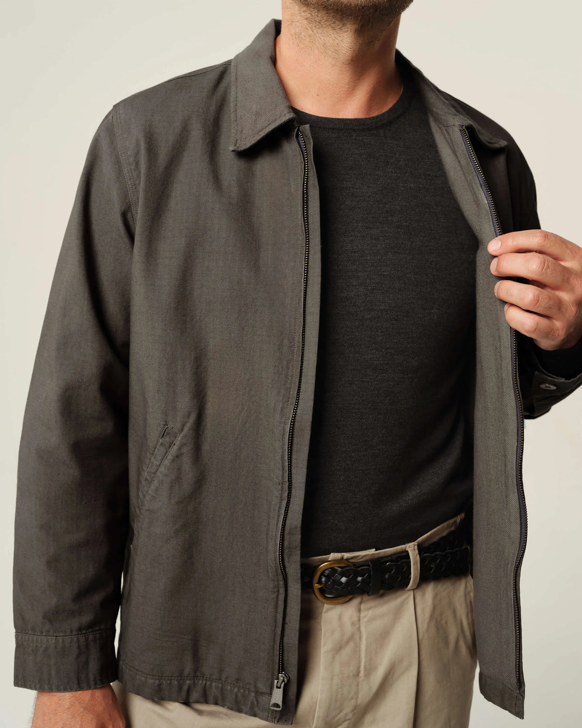 Pac Flannel Zip Jacket - Juniper