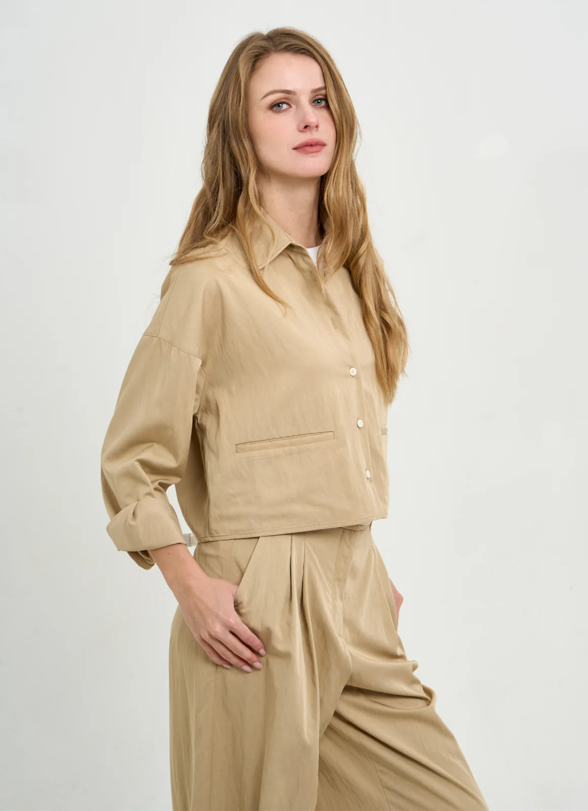 Elsa Shirt - Sandwashed Lemon