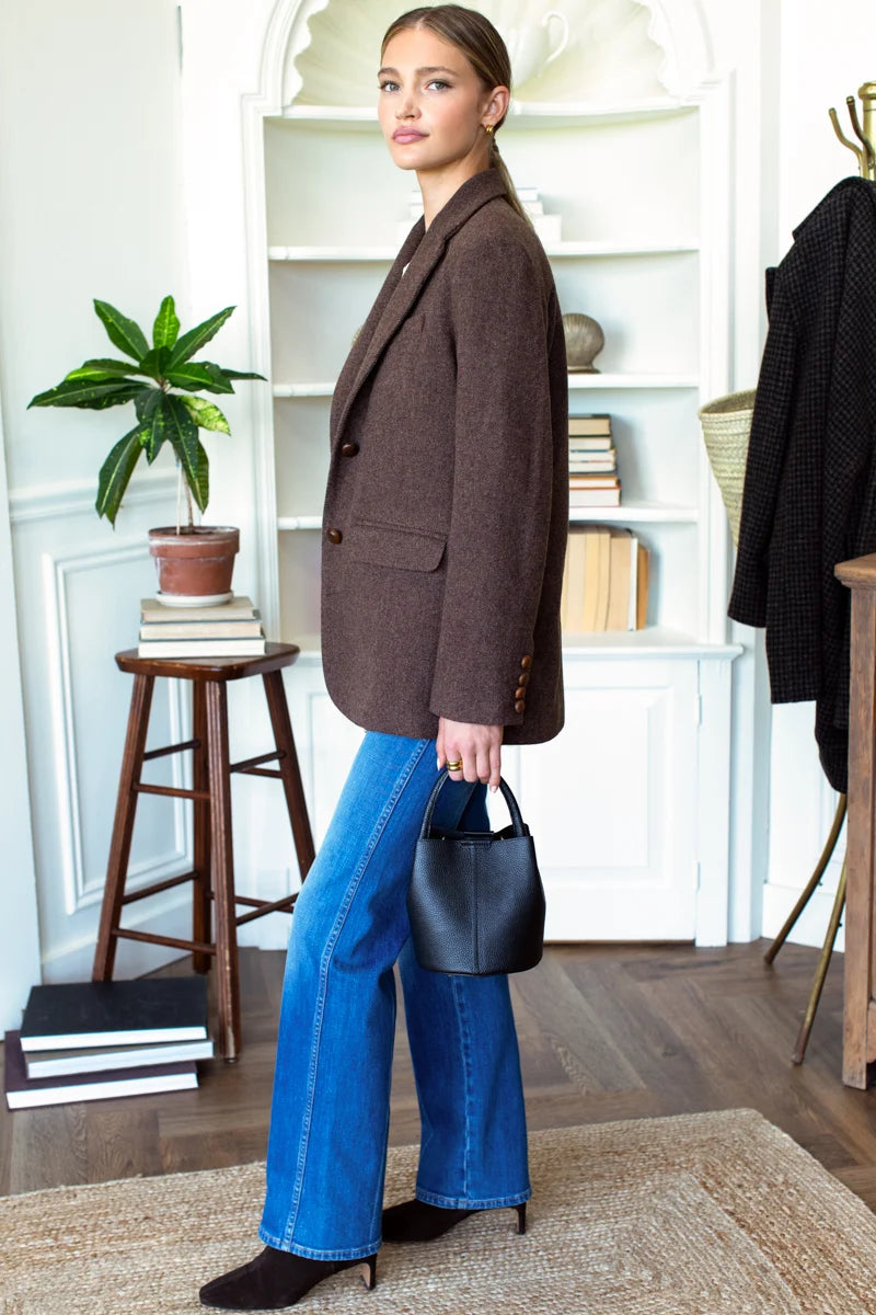 Atelier Blazer - Chestnut Wool Tweed